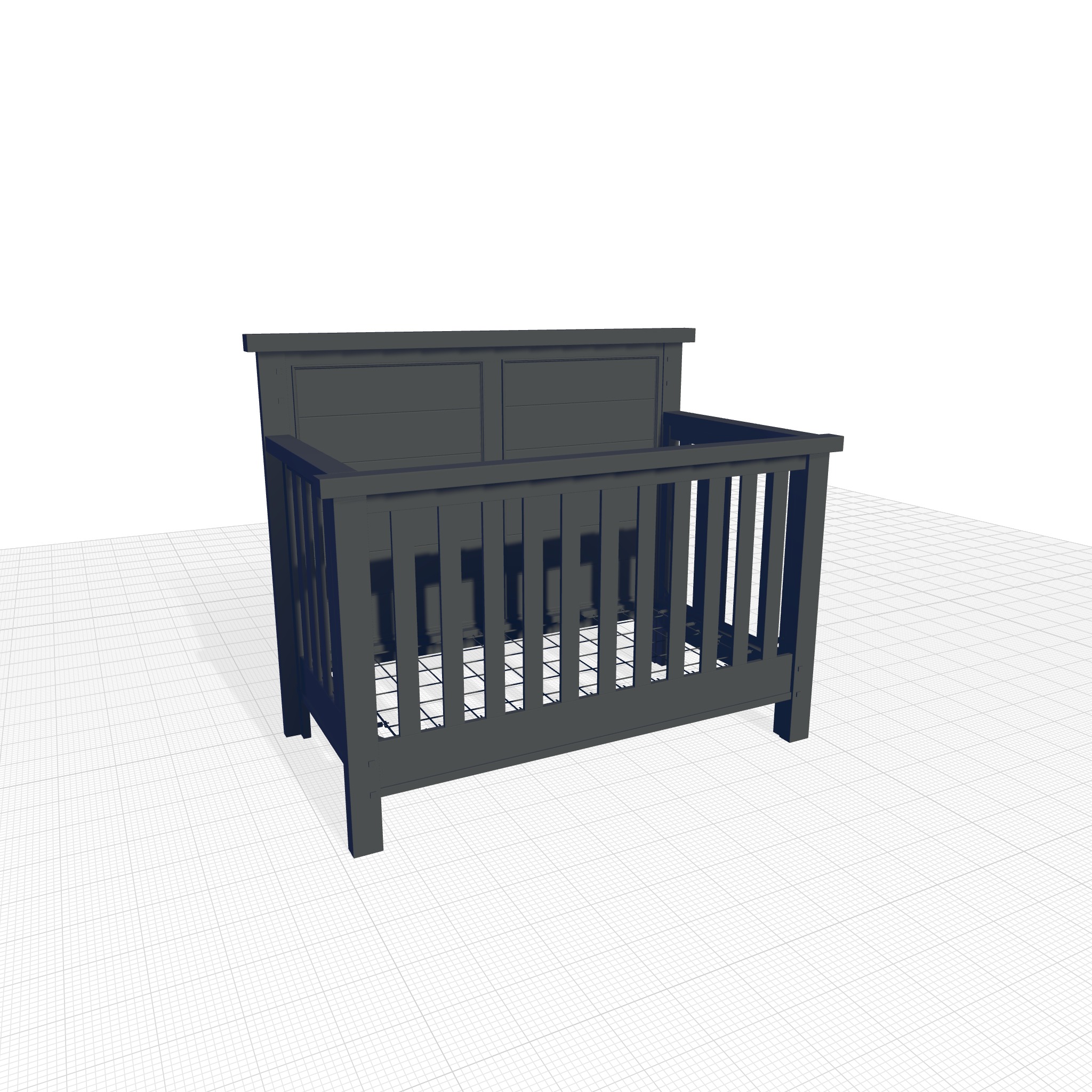 Timber Lake Crib 3D model_5