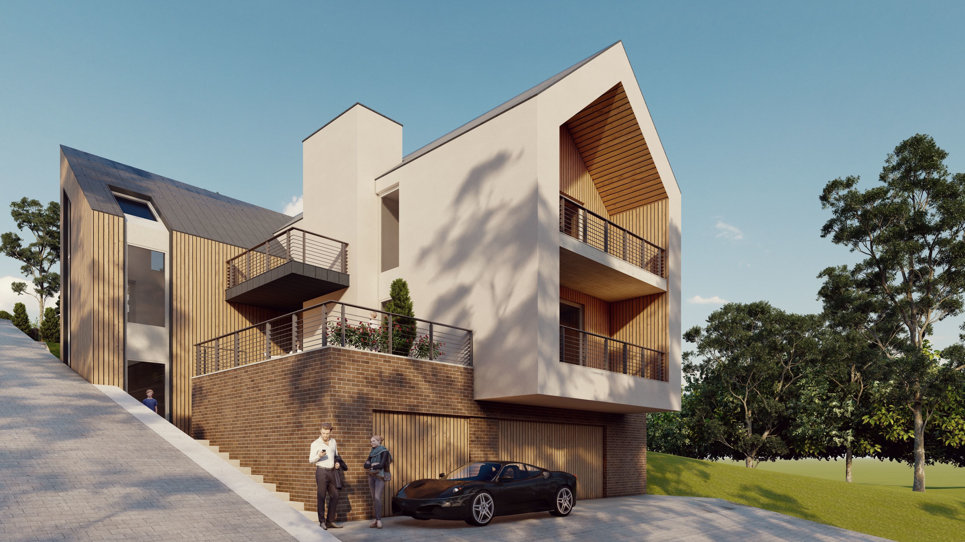 villa 106  Low-poly 3D model_1