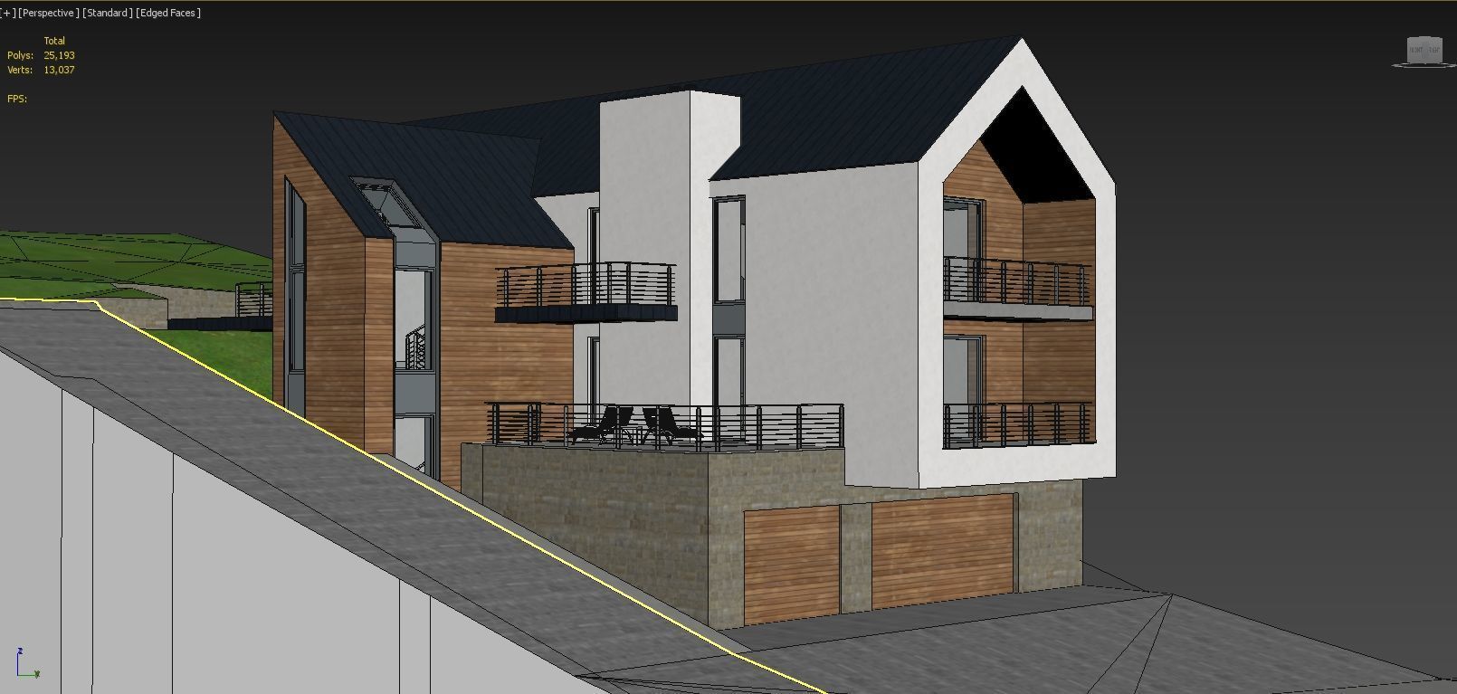 villa 106  Low-poly 3D model_10