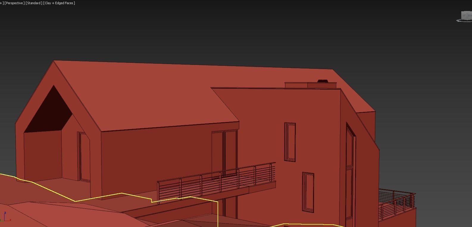 villa 106  Low-poly 3D model_18