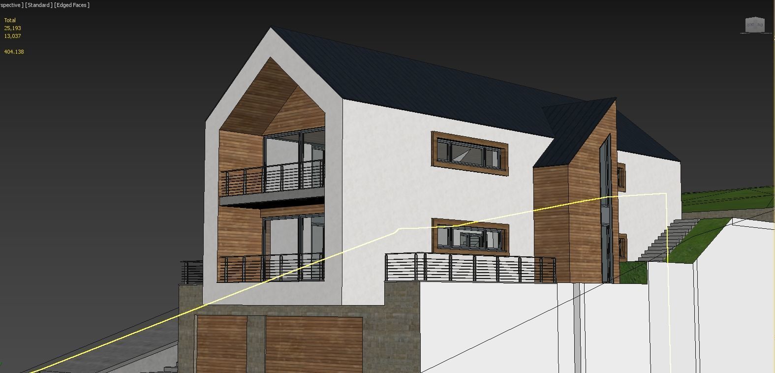 villa 106  Low-poly 3D model_9