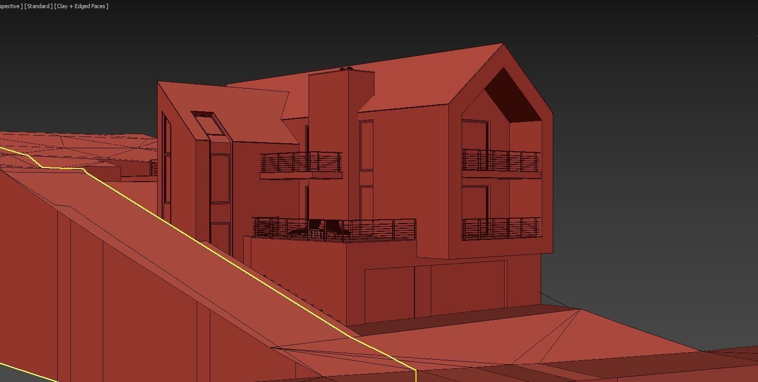 villa 106  Low-poly 3D model_17