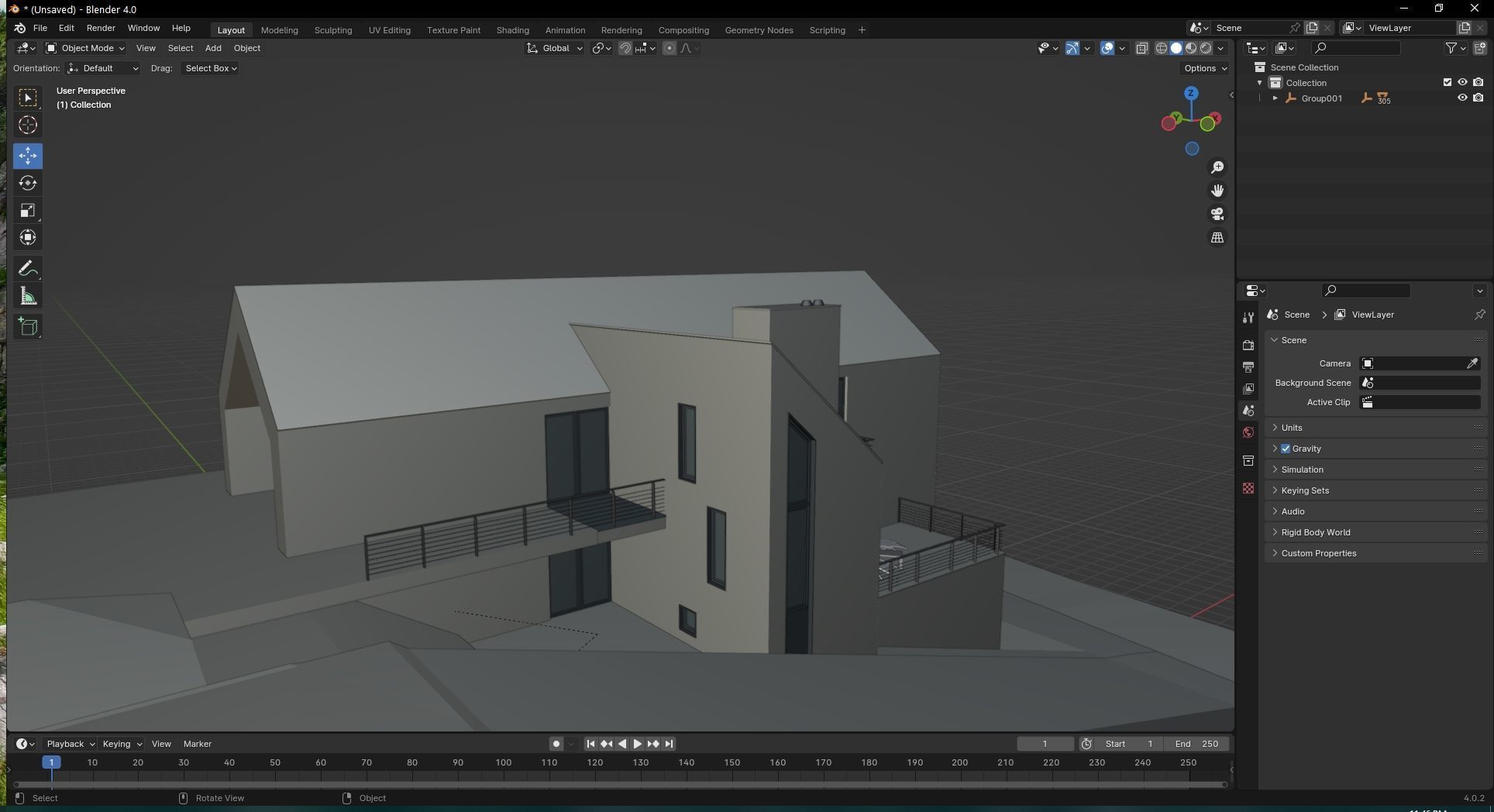 villa 106  Low-poly 3D model_14