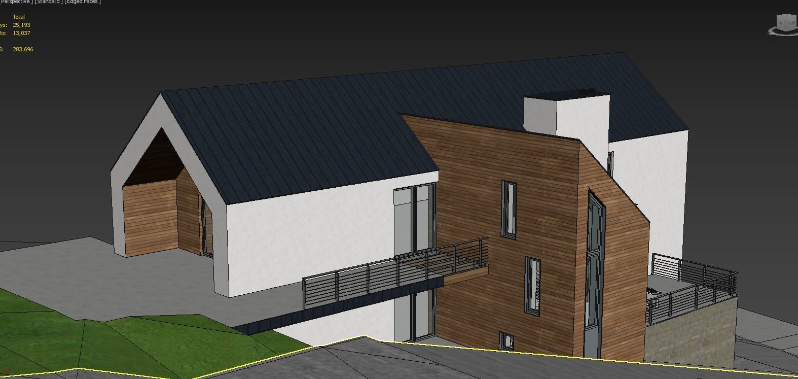 villa 106  Low-poly 3D model_11