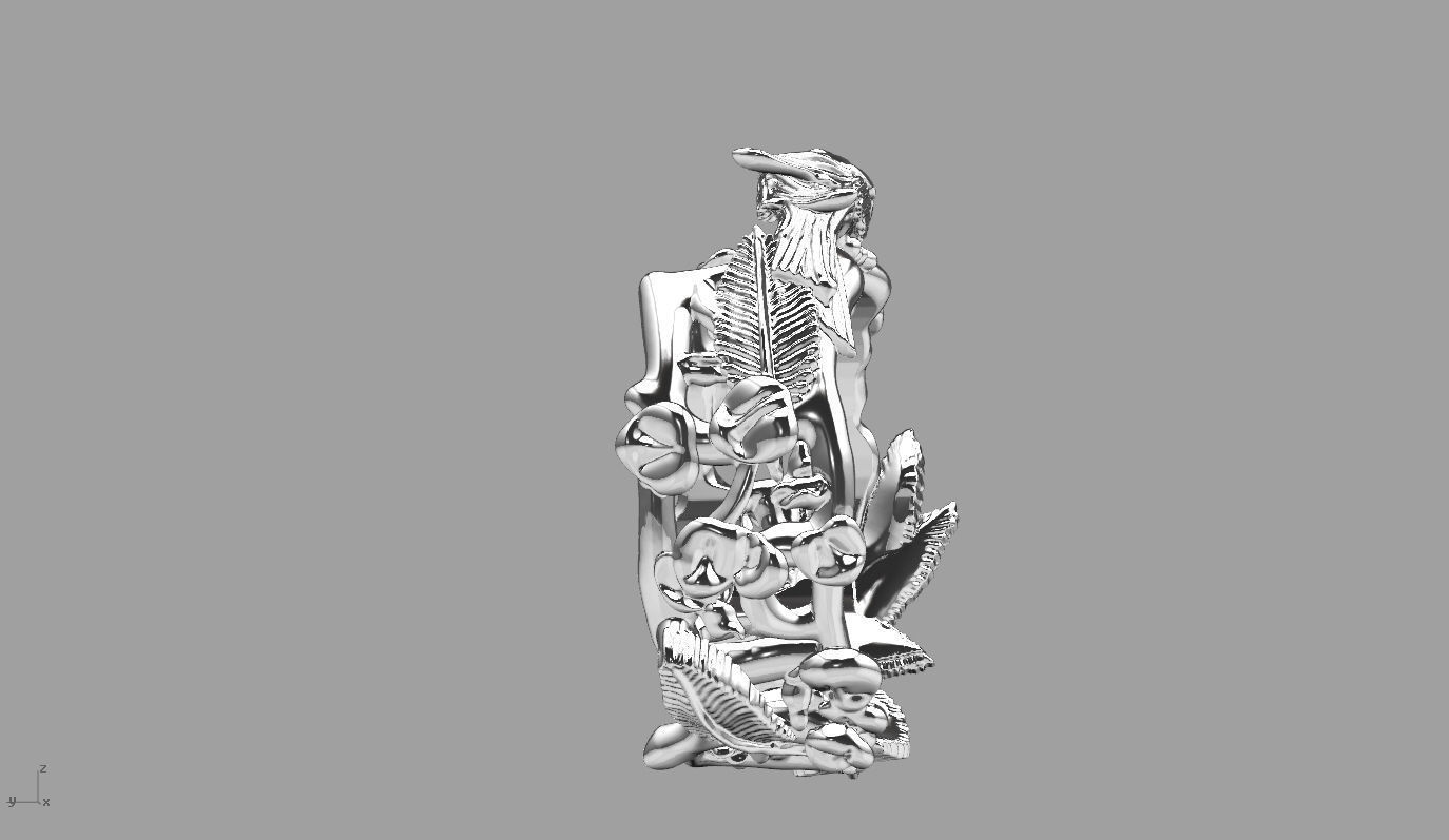 nature ring 0 3D print model_4