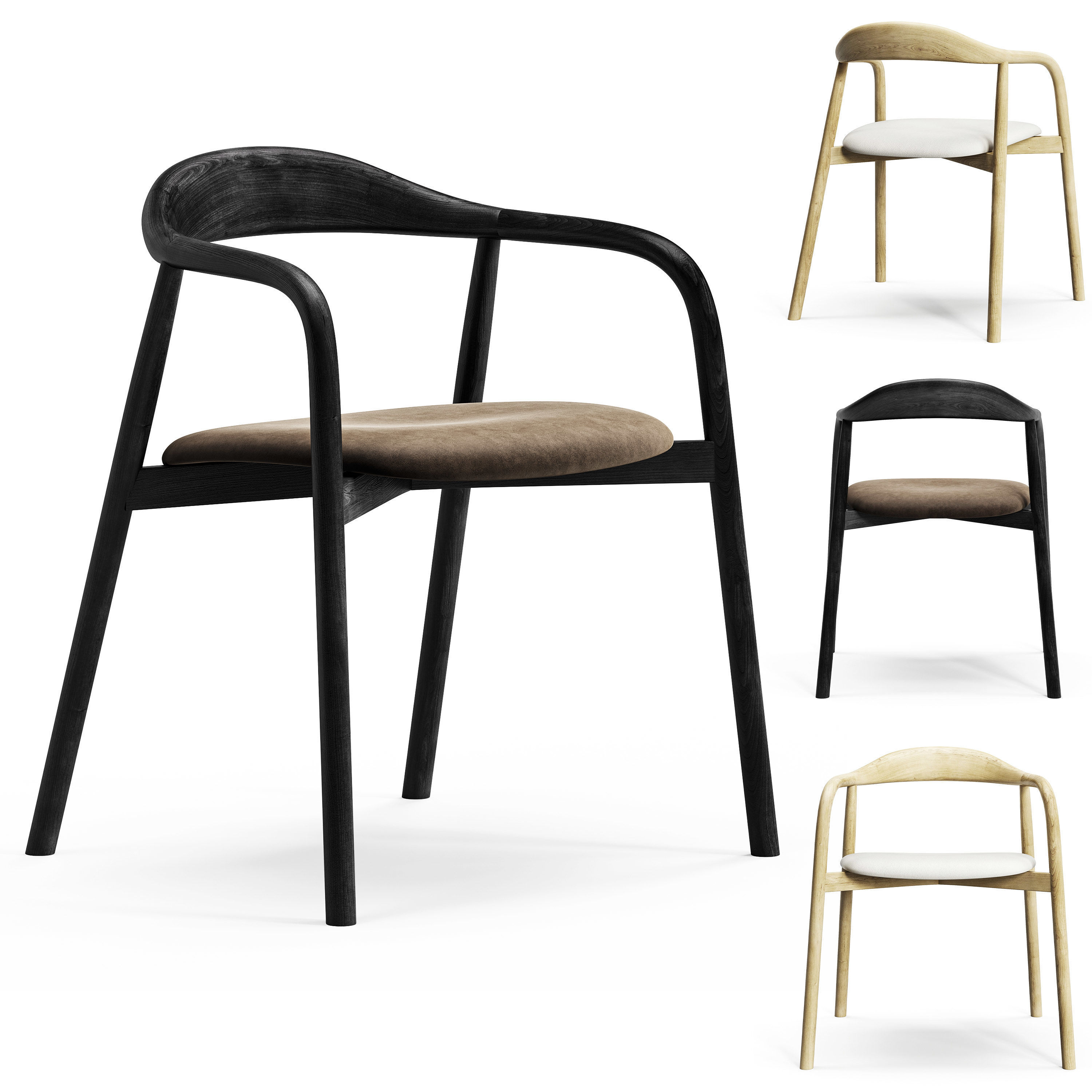 Sovet Autumn Chair 3D model_1