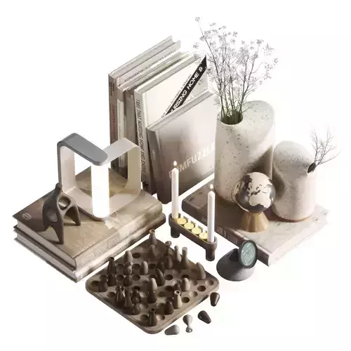 Decorative set 04 3D model