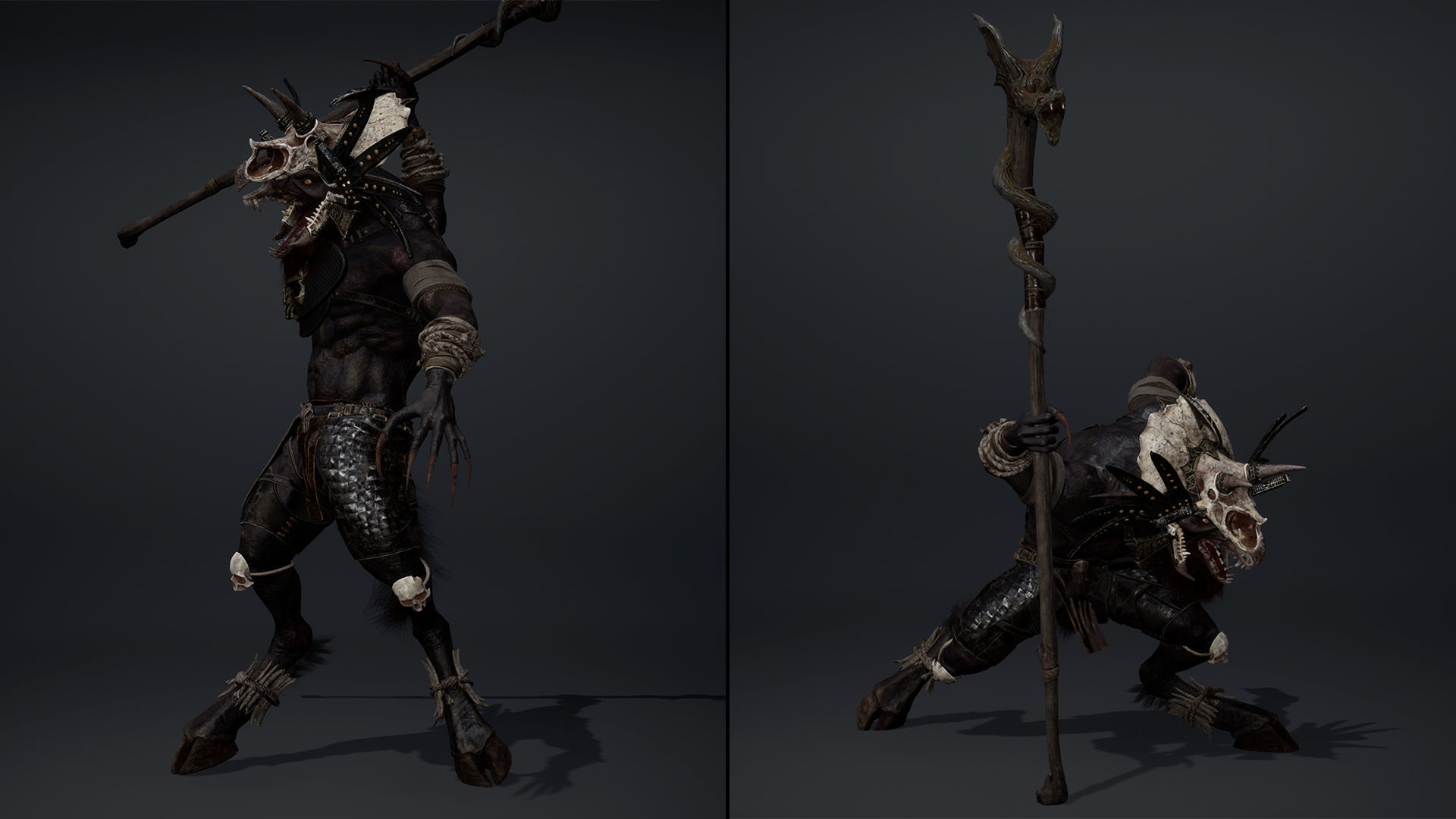 Shadow Mage Arm2 Brutal Low-poly 3D model_8