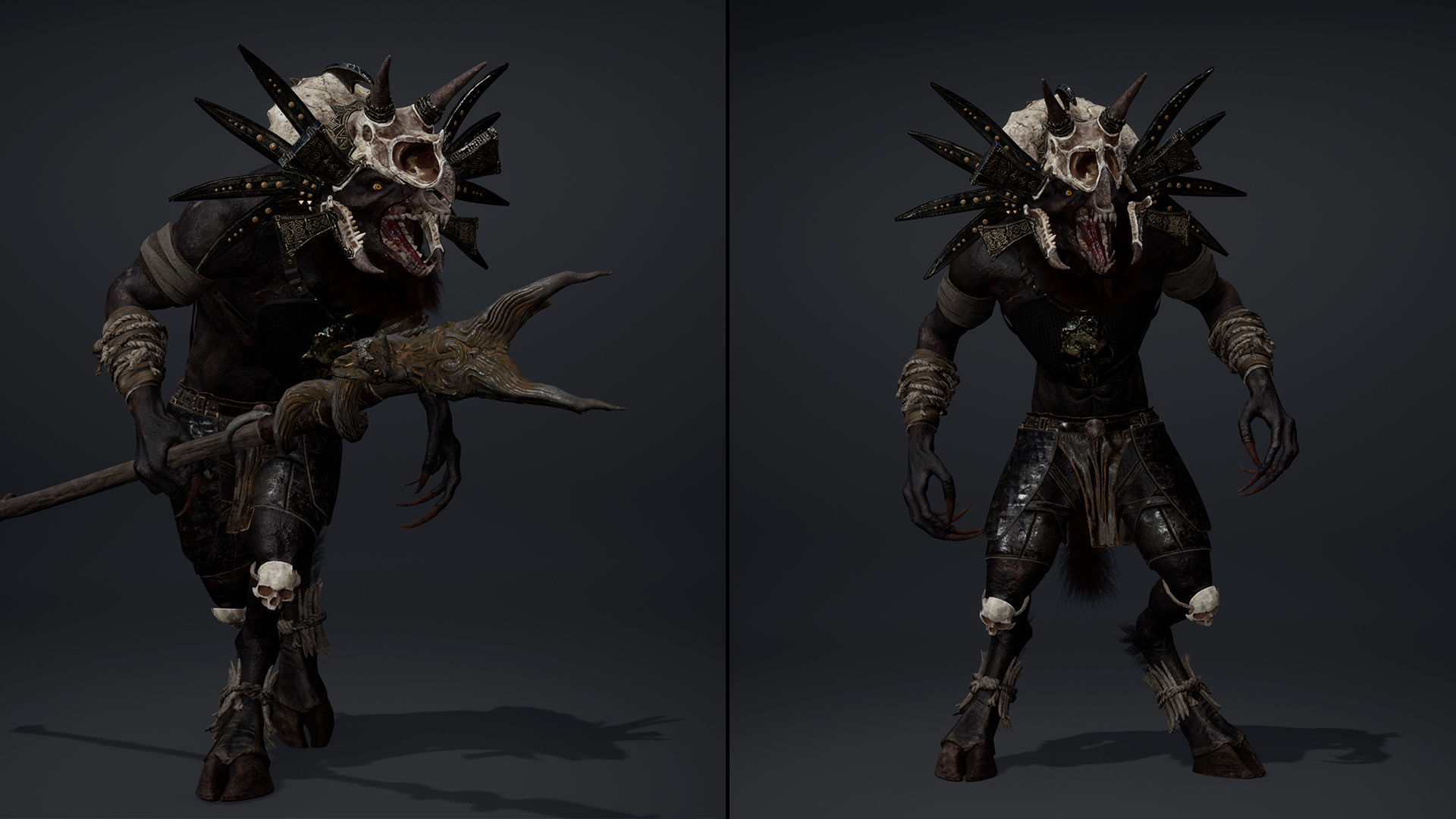 Shadow Mage Arm2 Brutal Low-poly 3D model_16