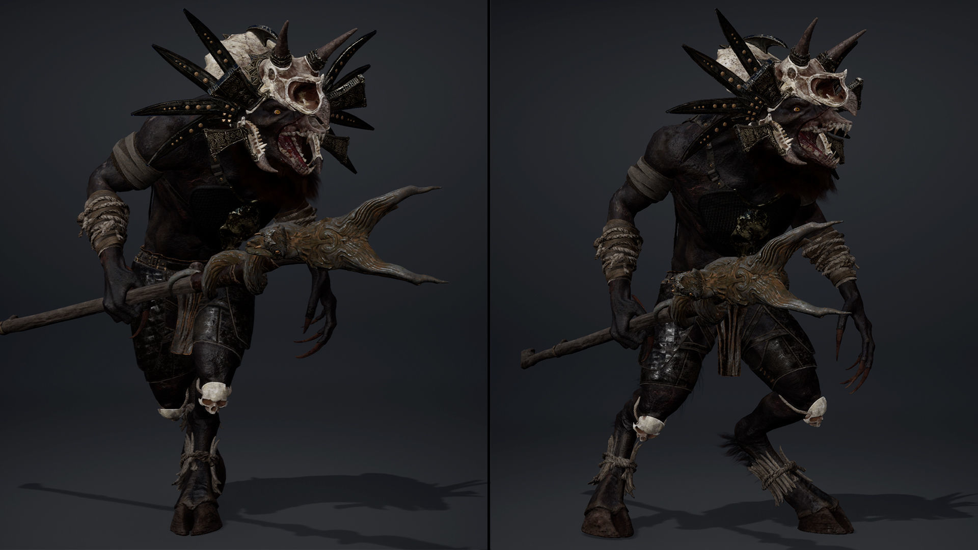 Shadow Mage Arm2 Brutal Low-poly 3D model_7