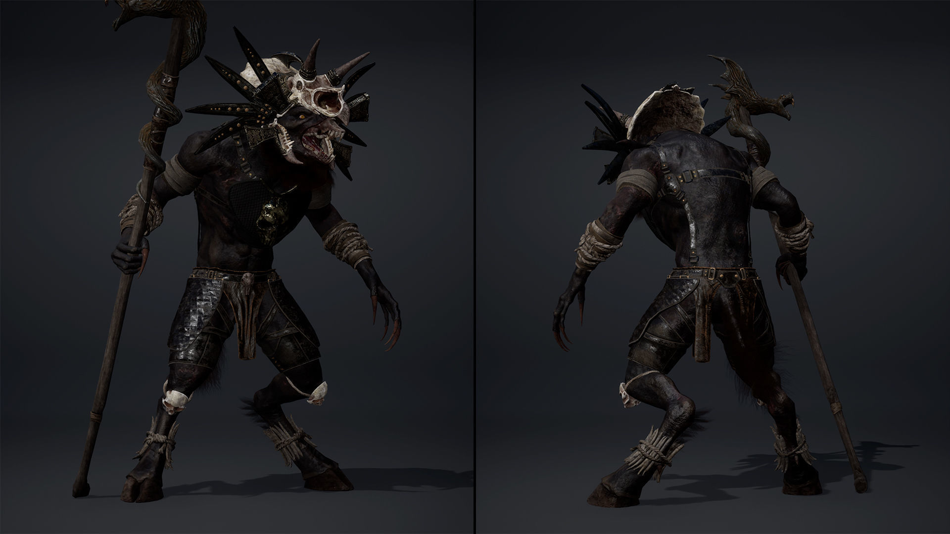 Shadow Mage Arm2 Brutal Low-poly 3D model_15