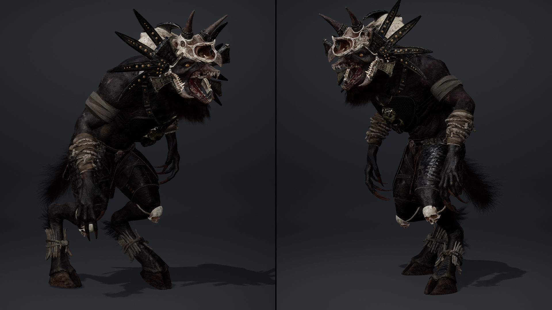 Shadow Mage Arm2 Brutal Low-poly 3D model_11