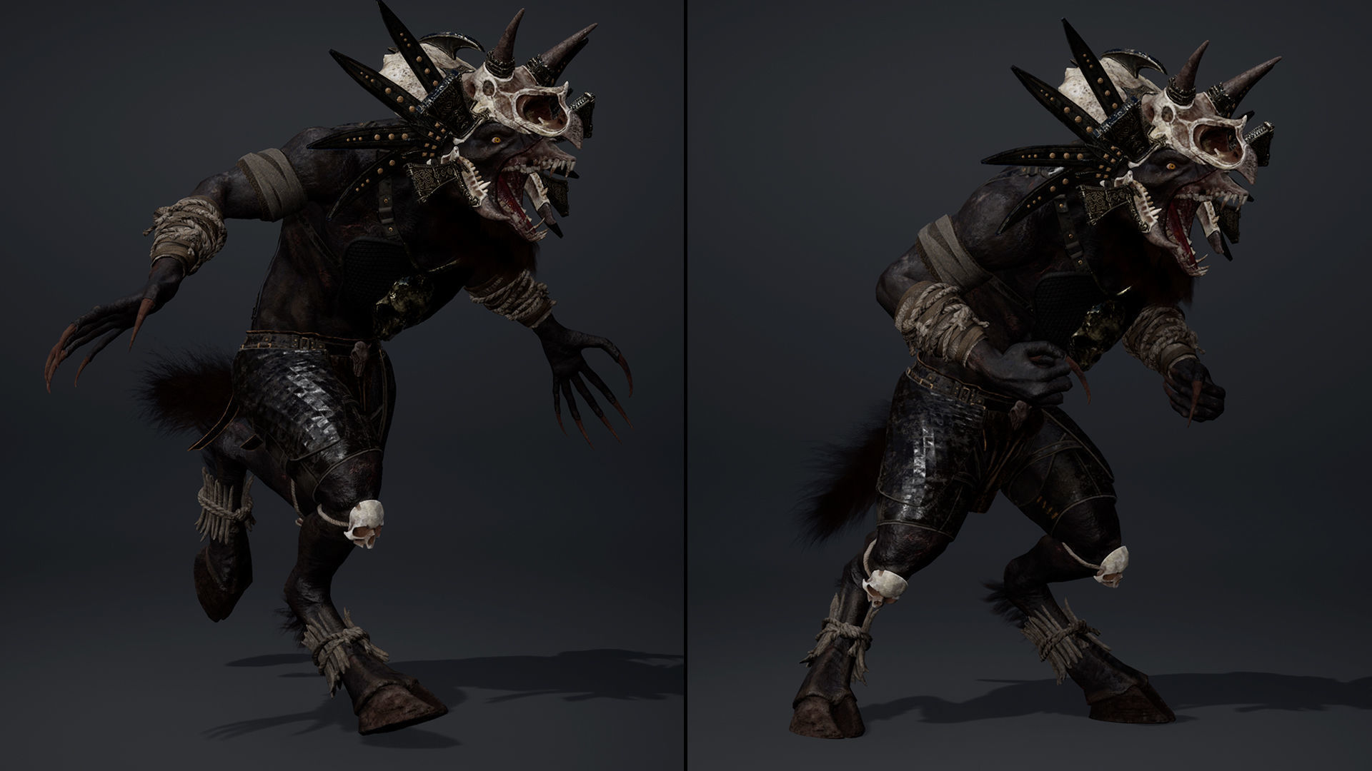 Shadow Mage Arm2 Brutal Low-poly 3D model_9