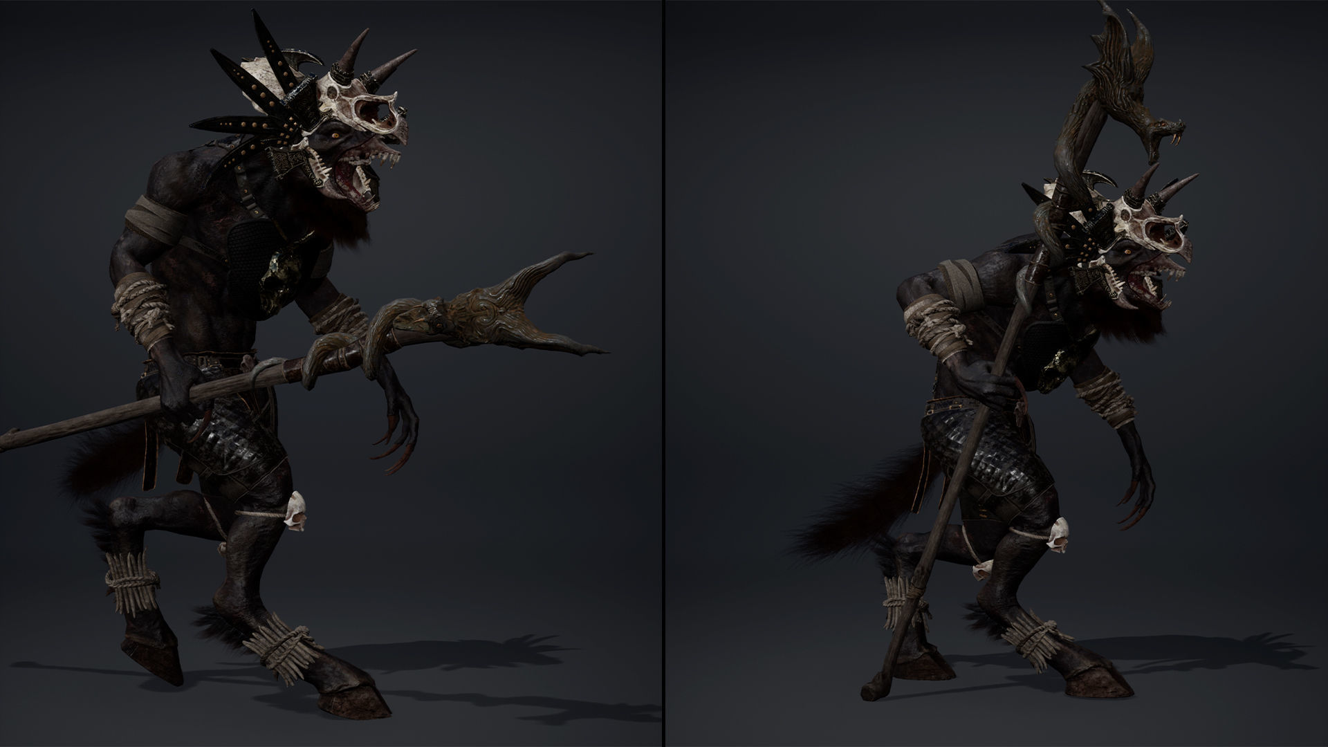 Shadow Mage Arm2 Brutal Low-poly 3D model_17