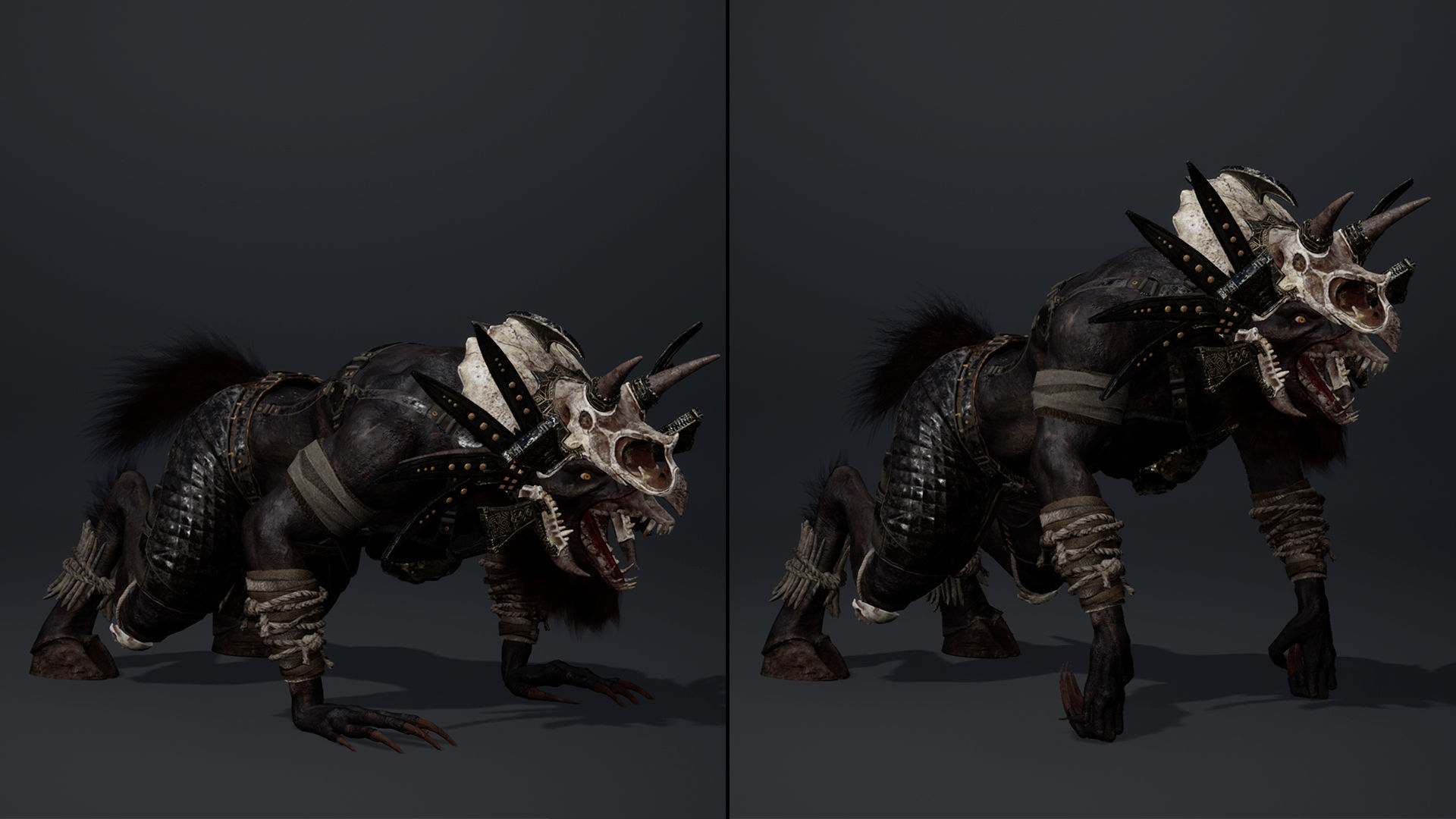 Shadow Mage Arm2 Brutal Low-poly 3D model_12