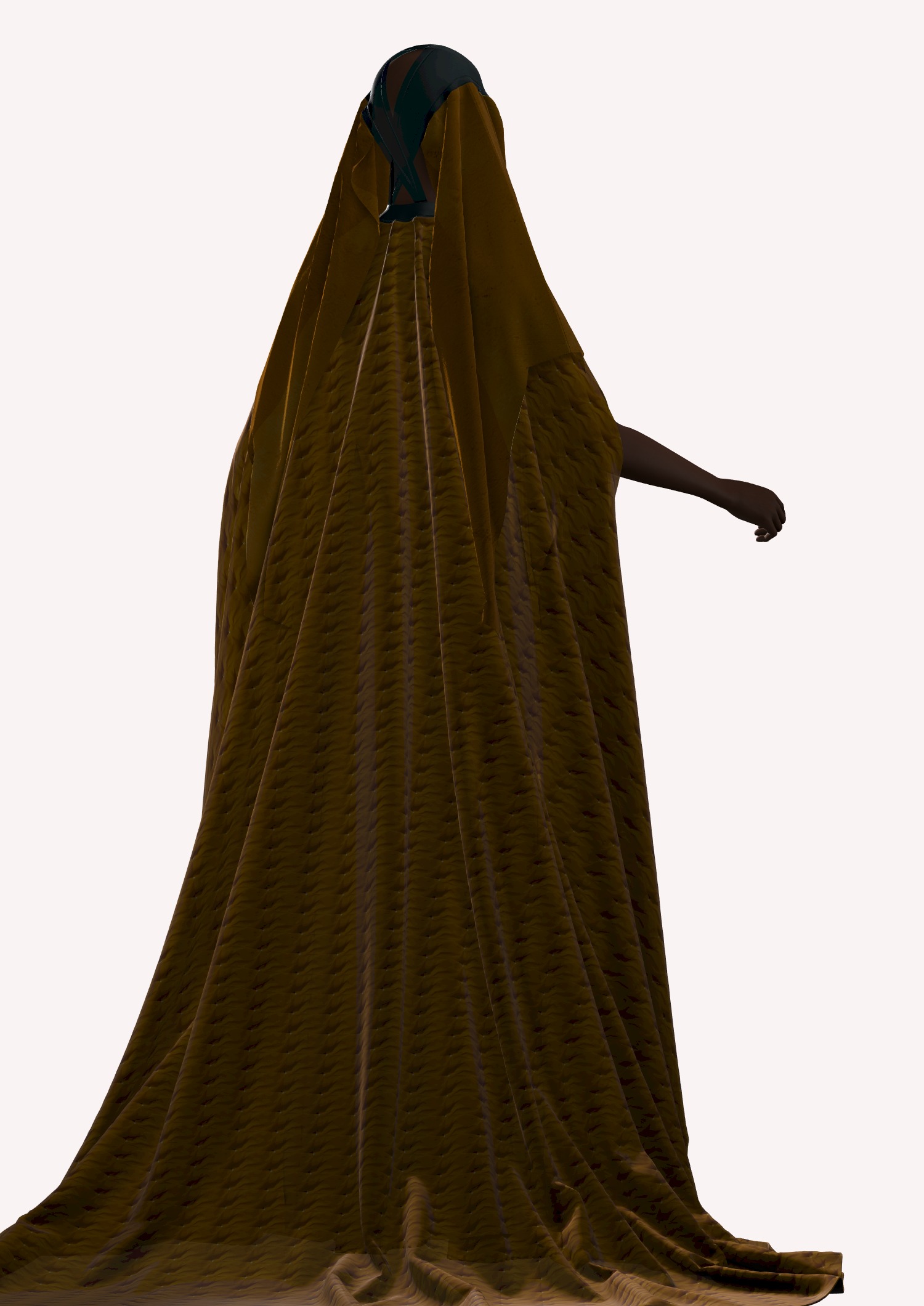 Dune inspired garment in Style3d Atelier 3D model_10