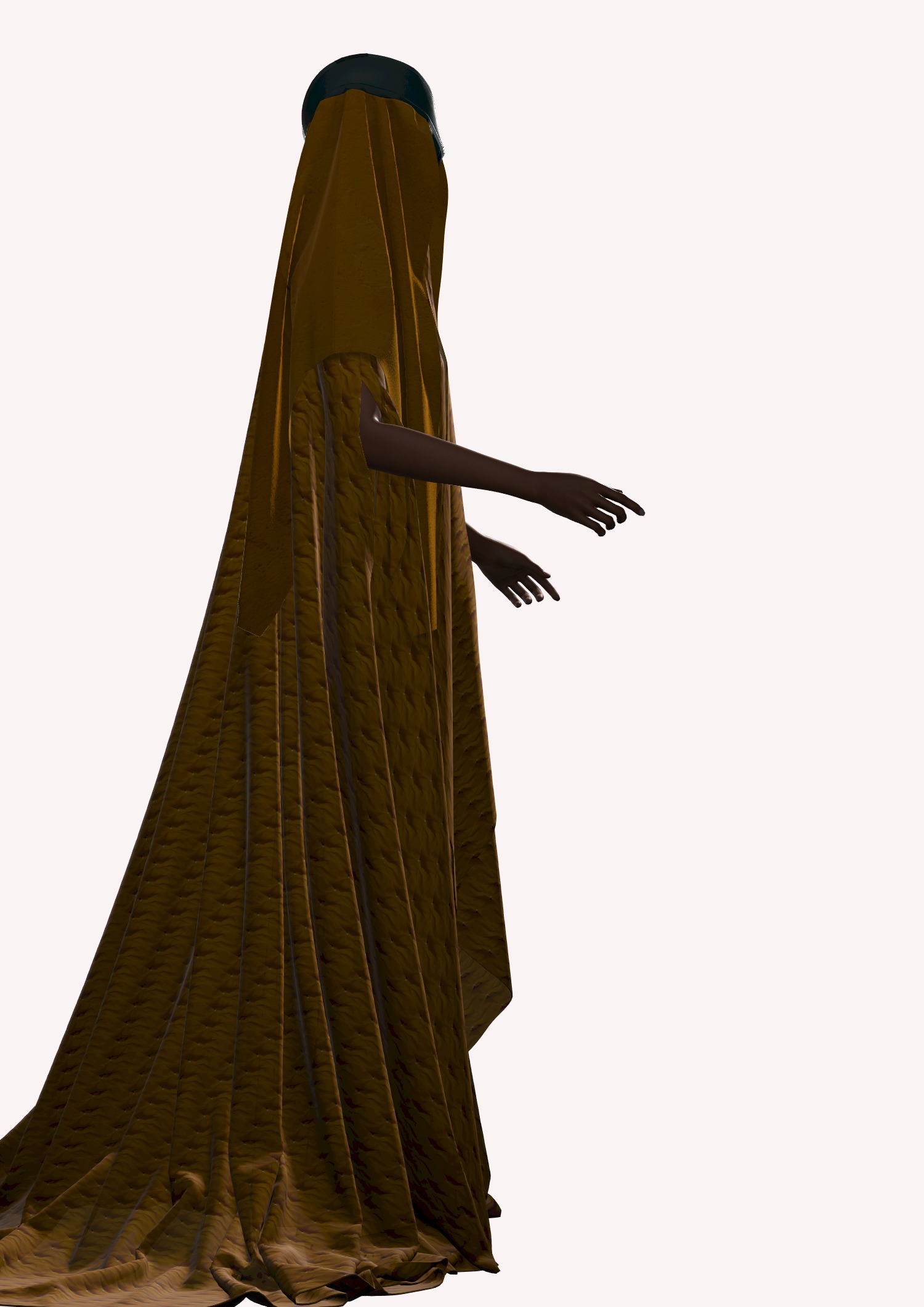 Dune inspired garment in Style3d Atelier 3D model_8