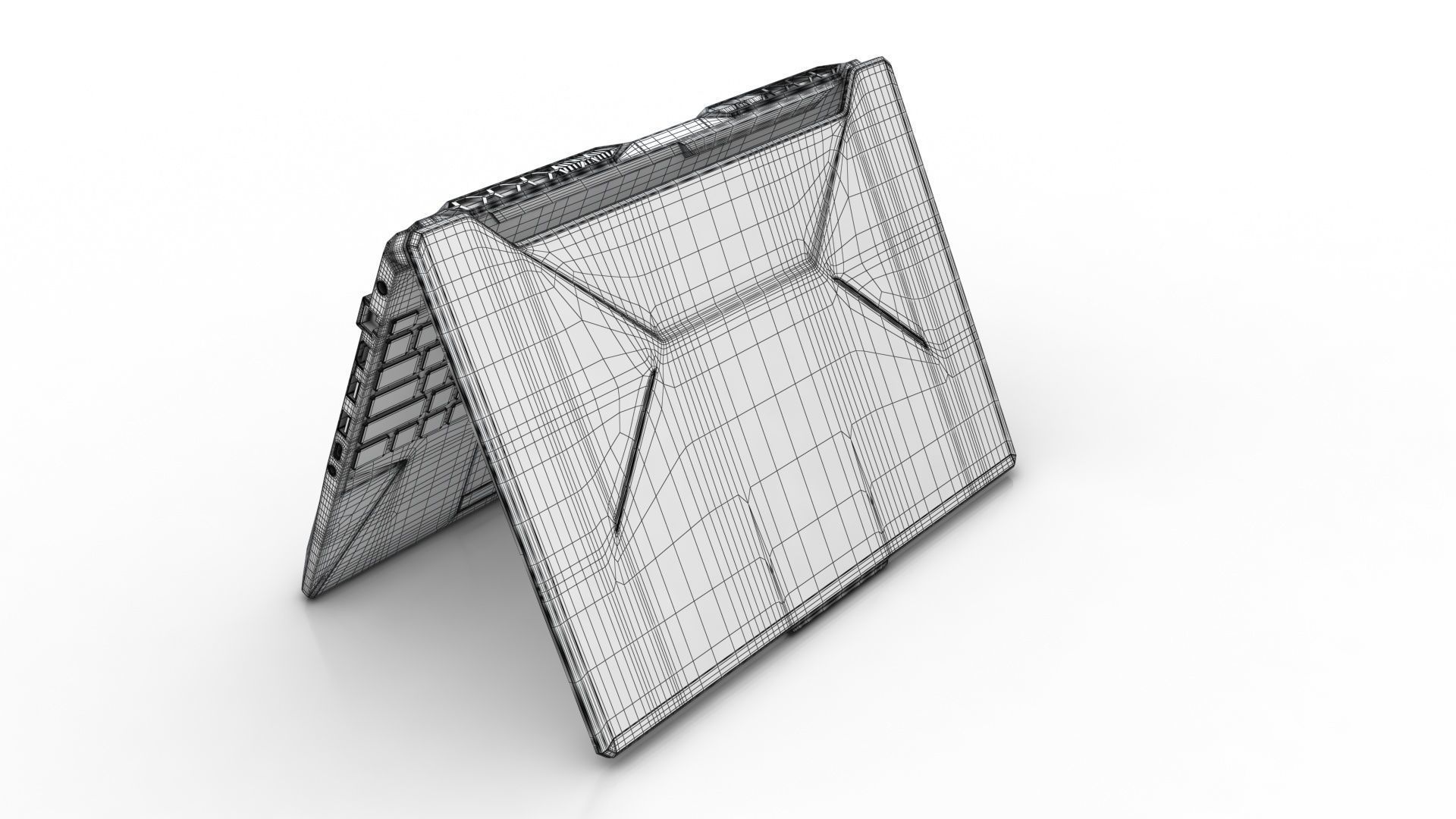 ASUS TUF Gaming Low-poly 3D model_17