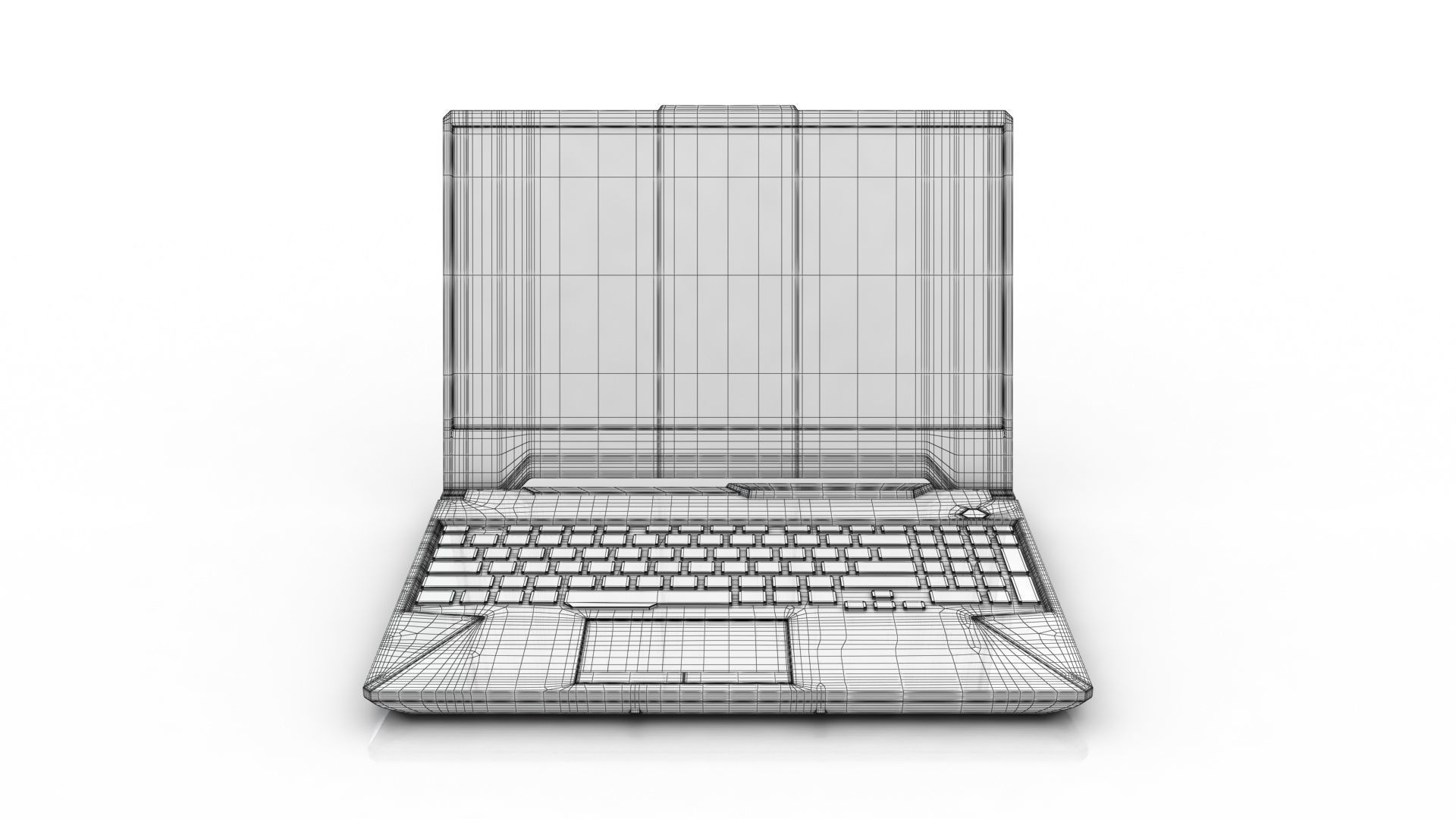 ASUS TUF Gaming Low-poly 3D model_12