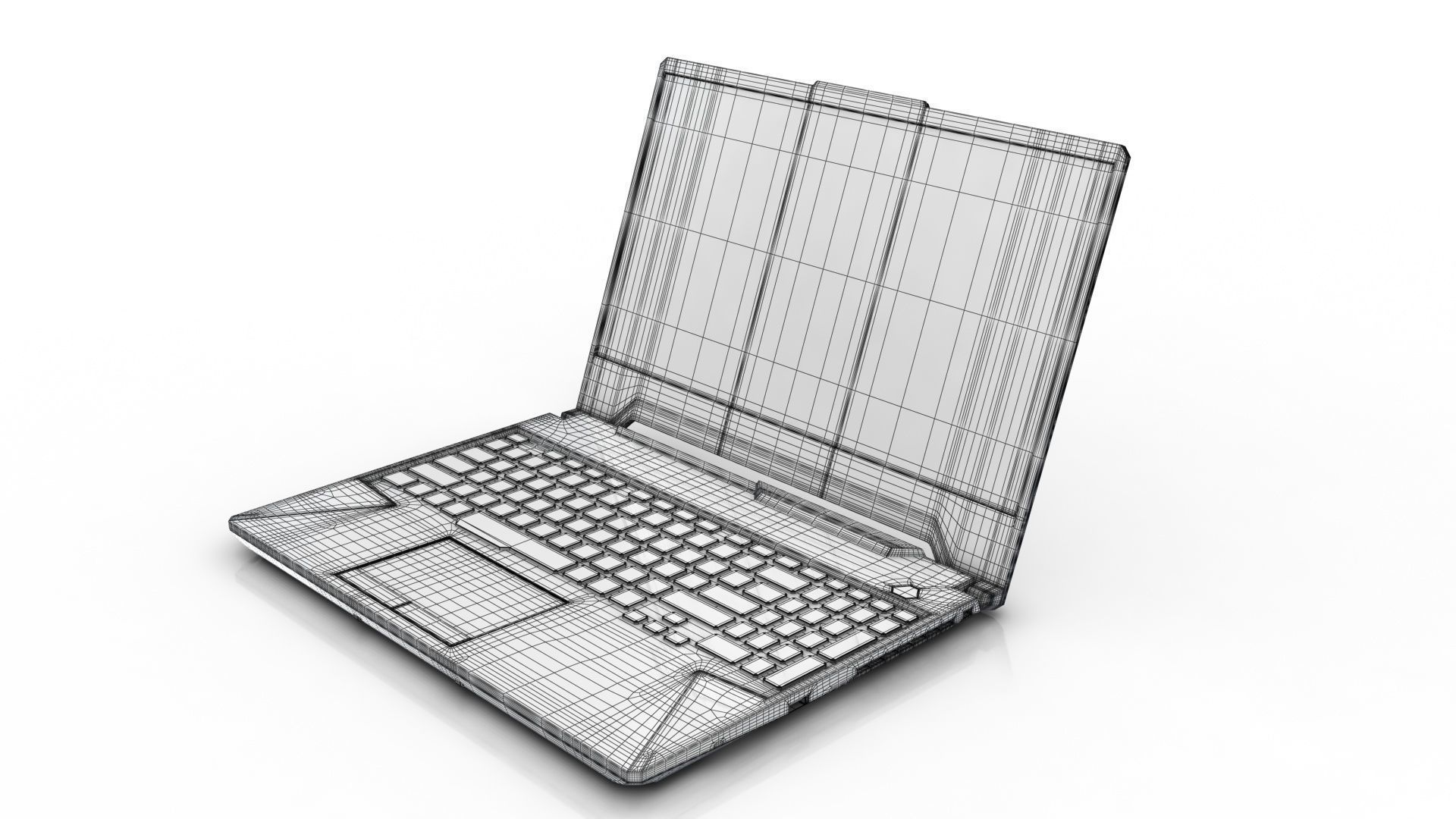 ASUS TUF Gaming Low-poly 3D model_11