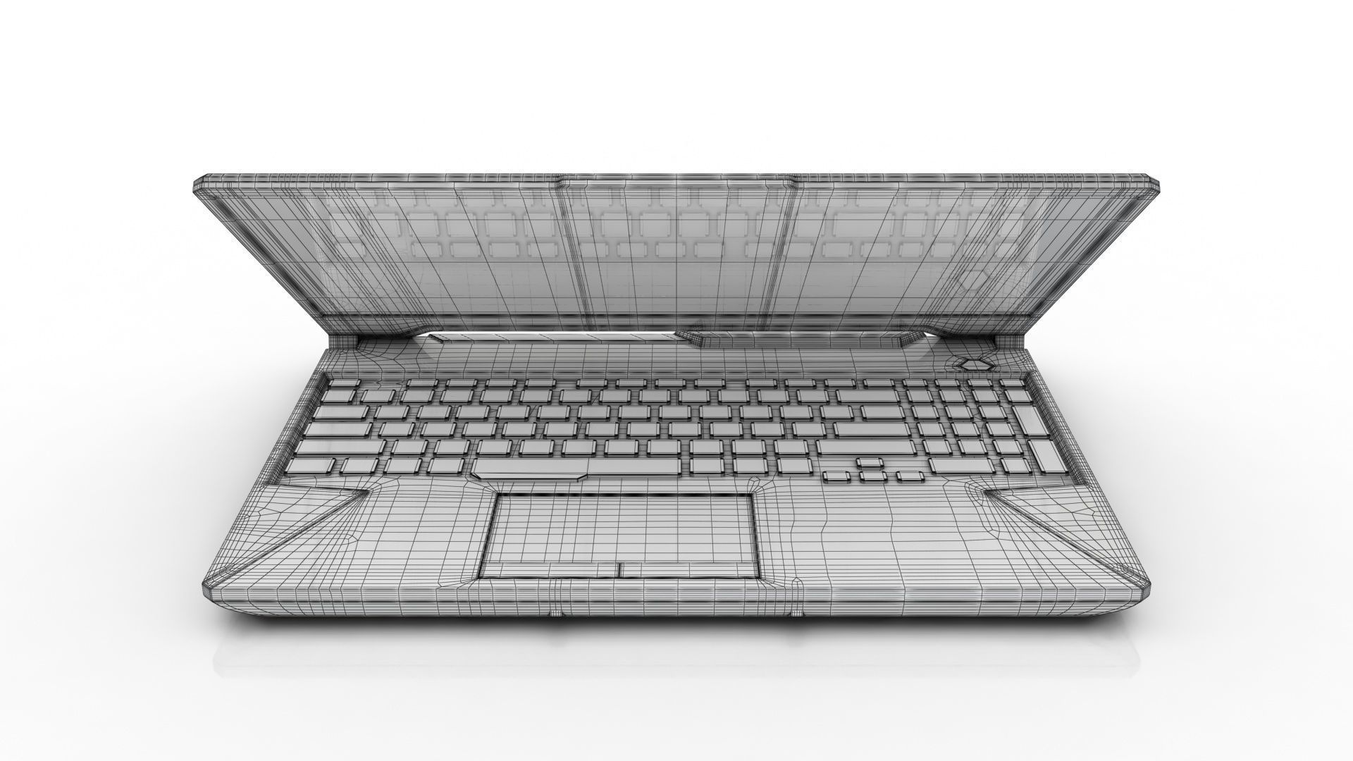 ASUS TUF Gaming Low-poly 3D model_13