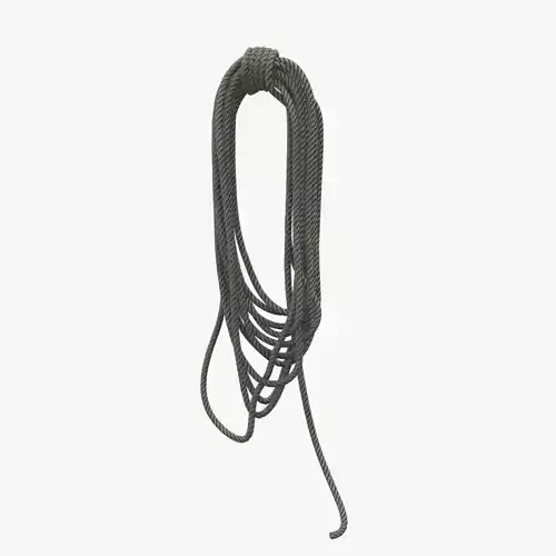 Medieval Rope Low-poly 3D model