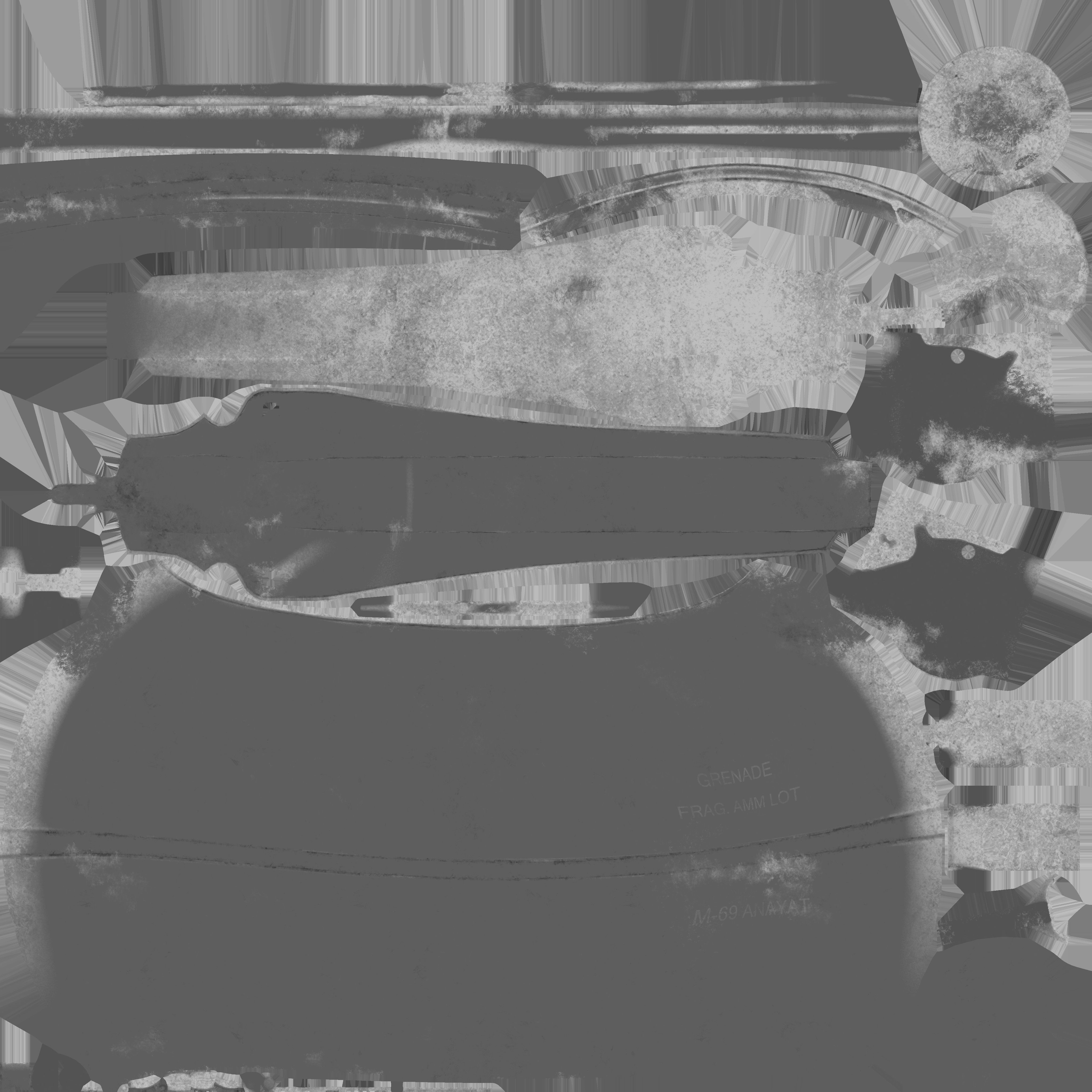 M69 Hand Grenade 3D model_6