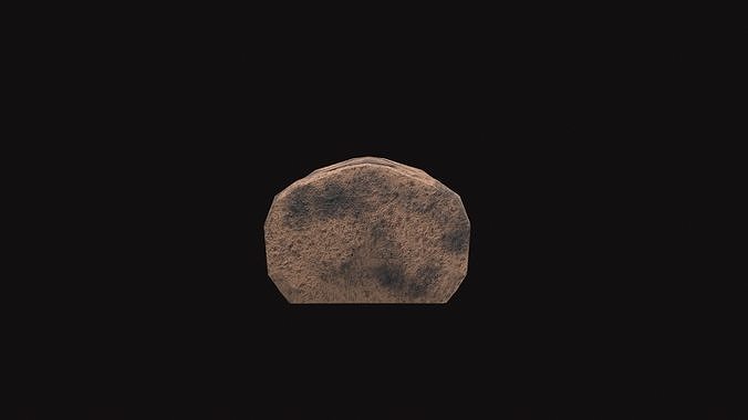 Medieval Rye Bread Low-poly 3D model 3