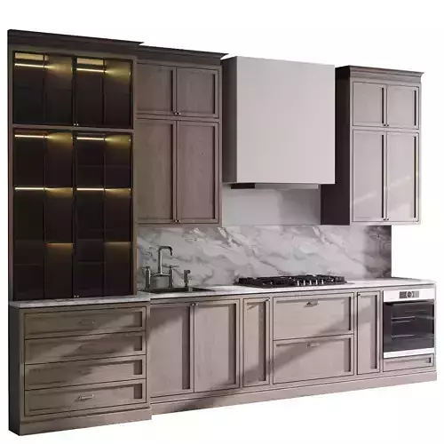 Kitchen Appliance Bosch Kitchen 90 Low-poly 3D model