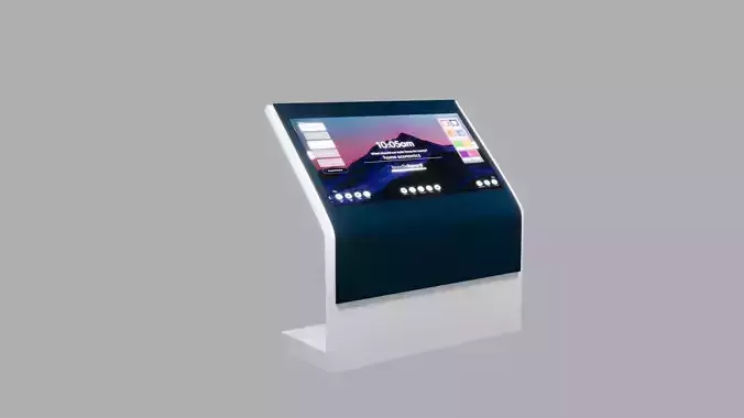 Interactive screen stand