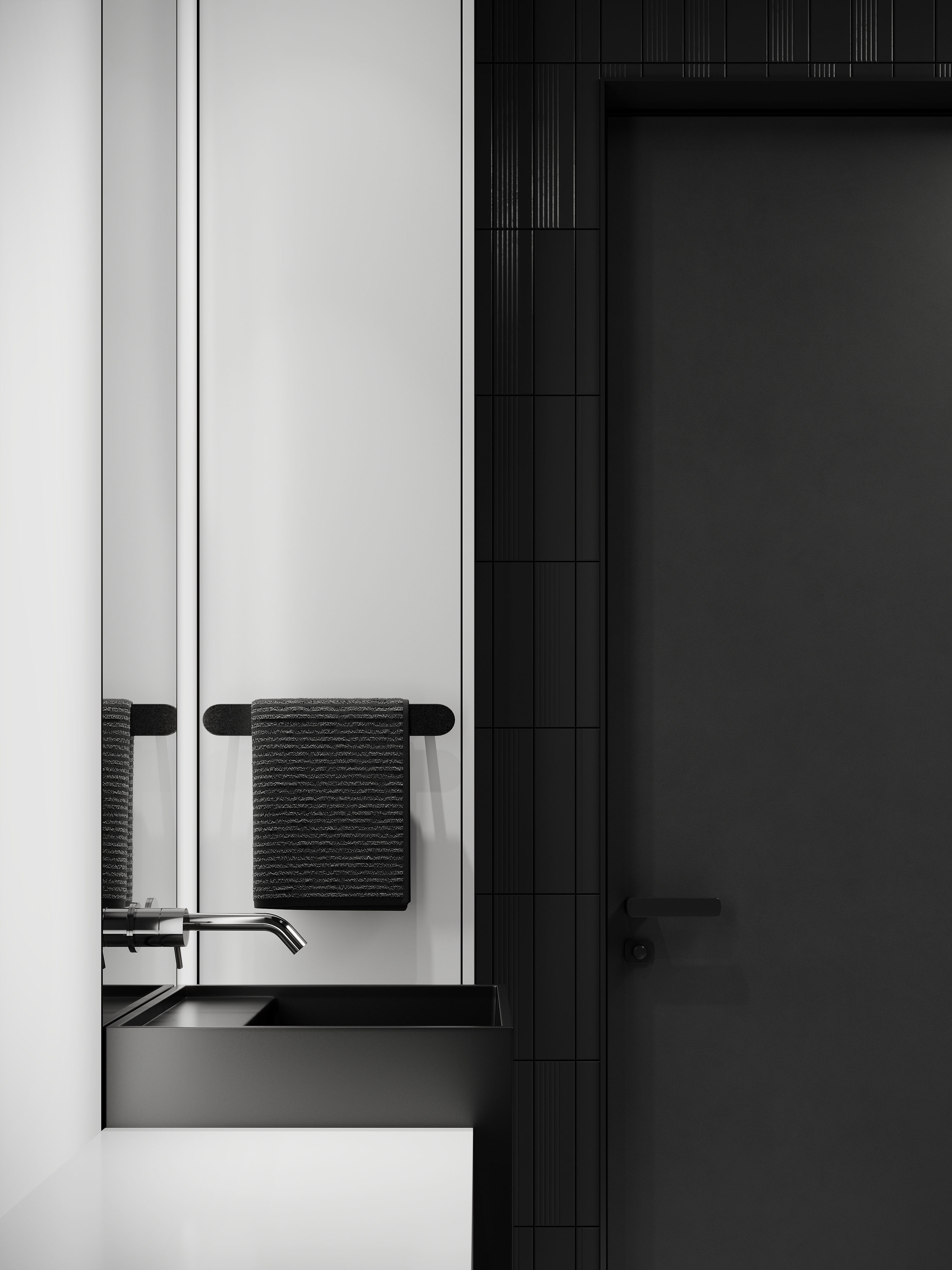 AR-24073 Black Box - Bathroom 3D Scene Free 3D model_8