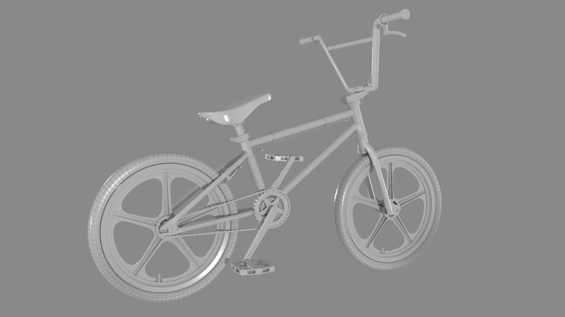 BMX Bicycle 3D model_1