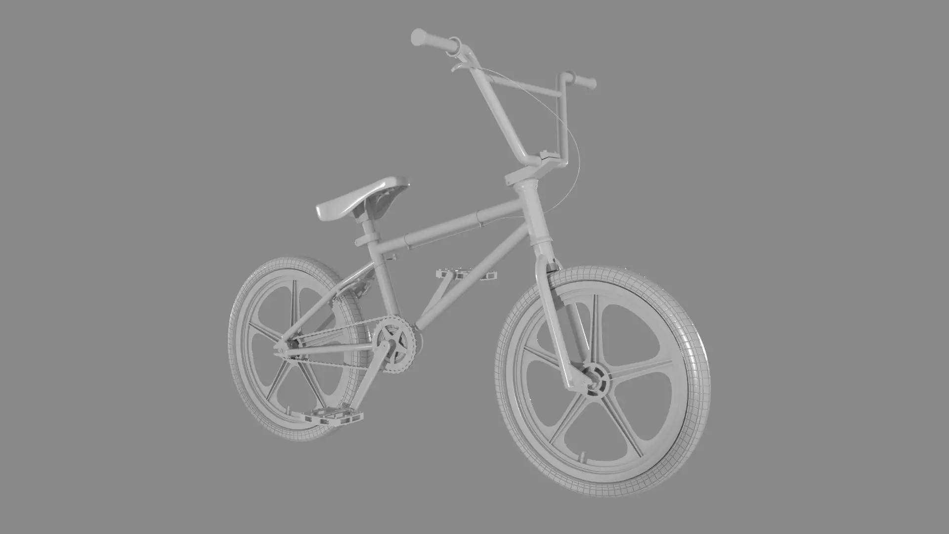 BMX Bicycle 3D model_0