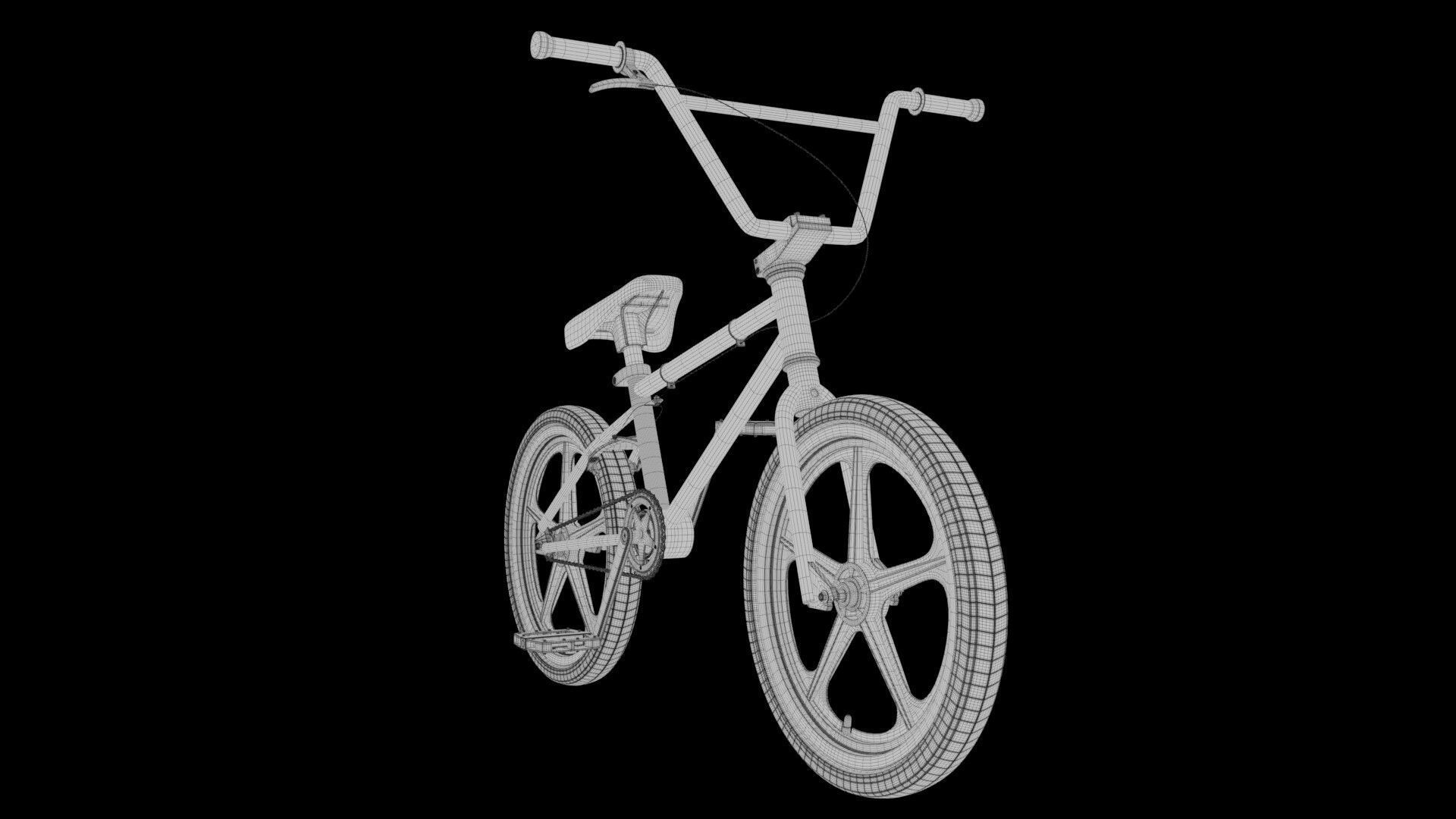 BMX Bicycle 3D model_4