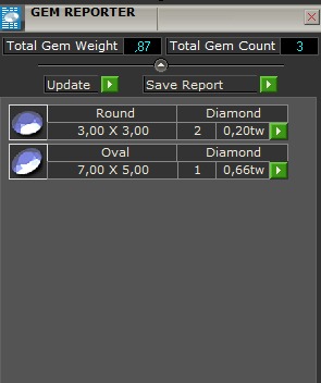 three stone two tone ring 3D print model_12