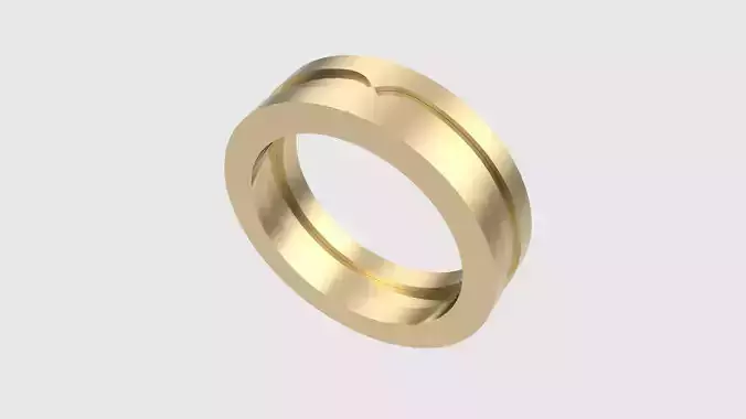 Contemporary Split Band Ring JDBCo