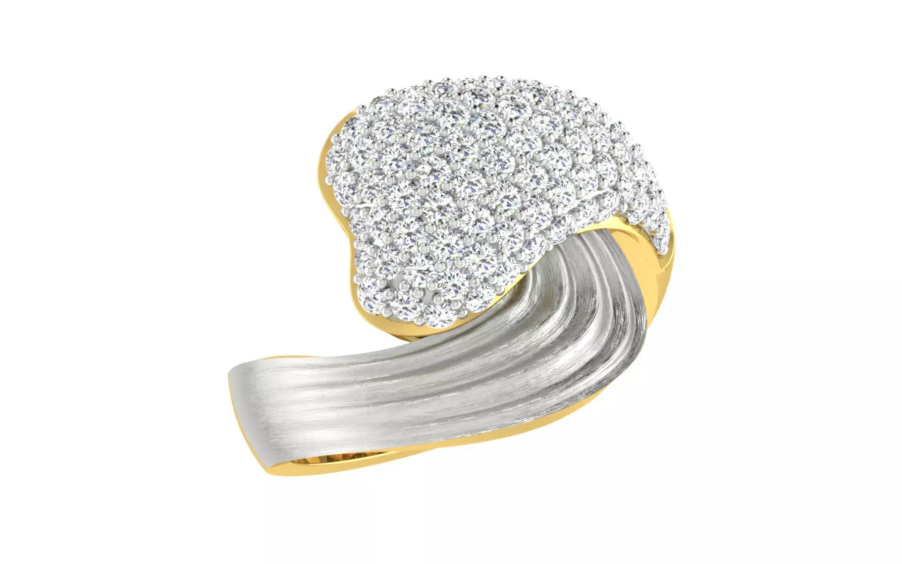 Women Ring Render 3dm STL OBJ FBX Details 3D print model