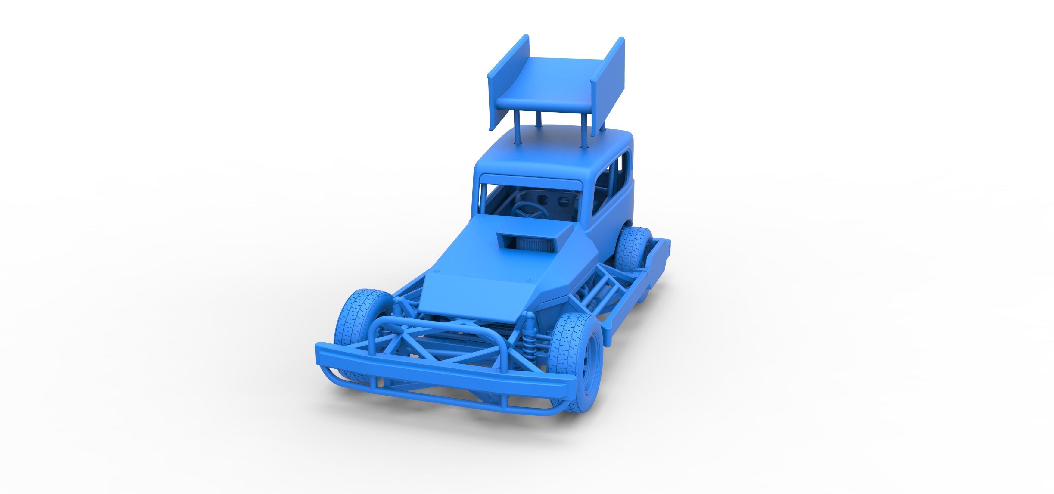 New Zealand Superstock car Scale 1 to 25 3D print model_32
