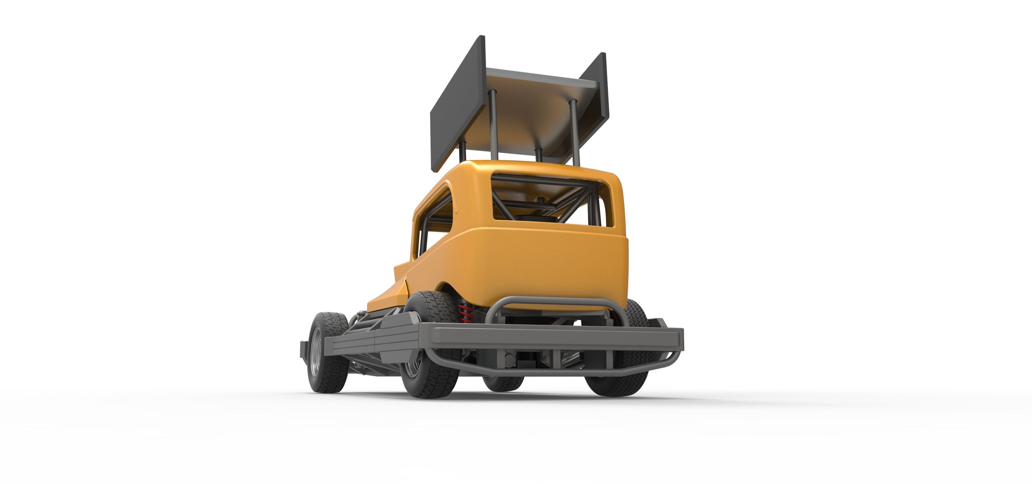 New Zealand Superstock car Scale 1 to 25 3D print model_15