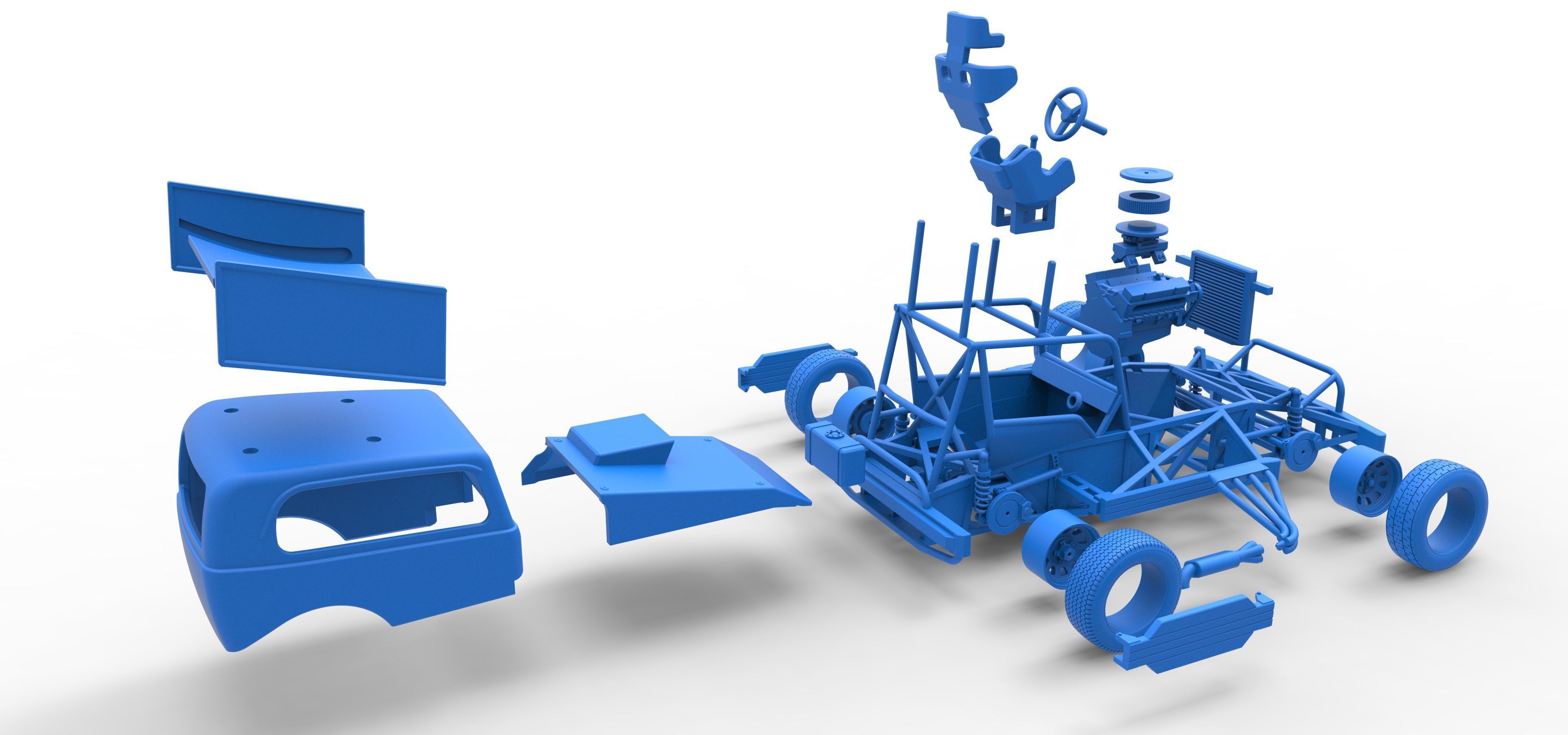 New Zealand Superstock car Scale 1 to 25 3D print model_63