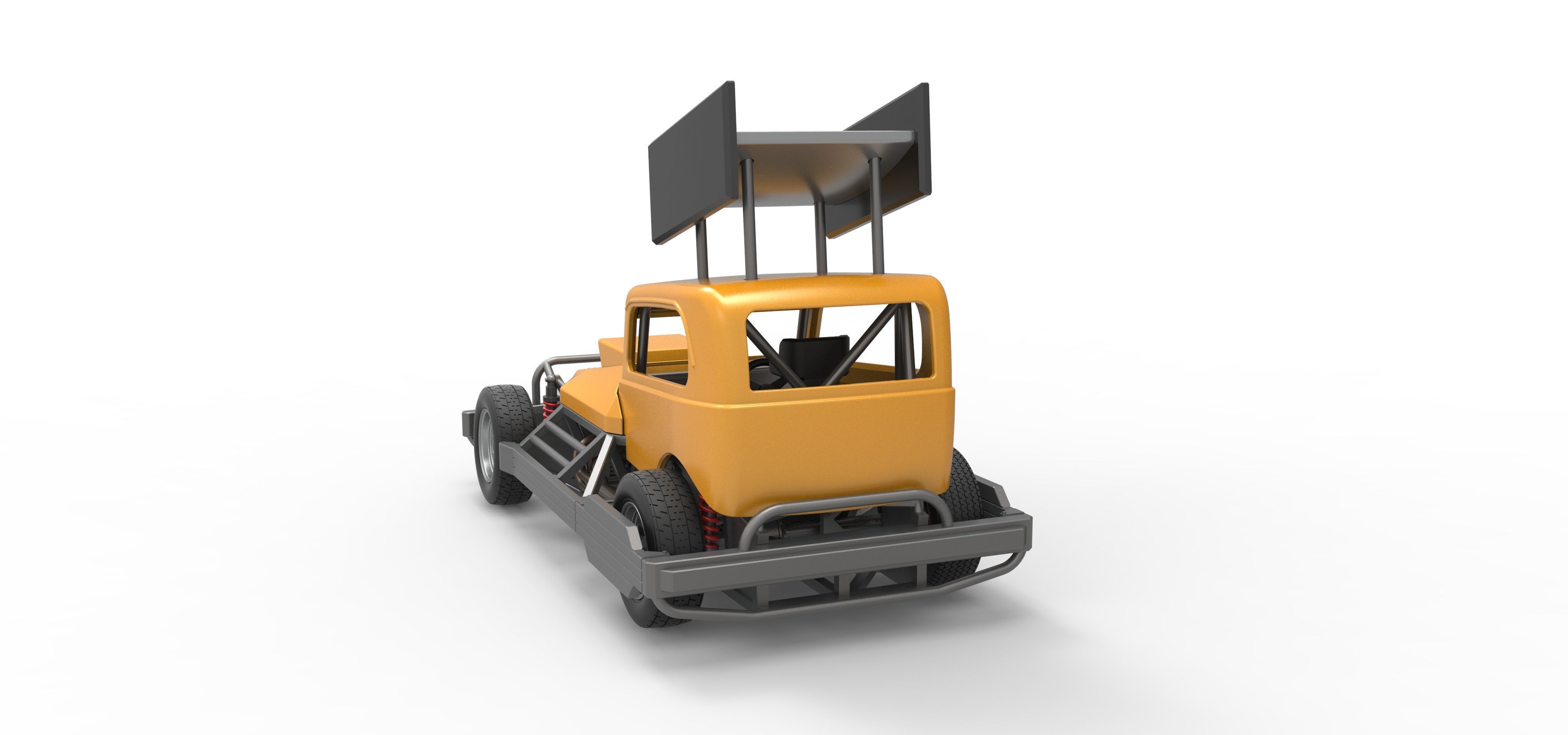 New Zealand Superstock car Scale 1 to 25 3D print model_14