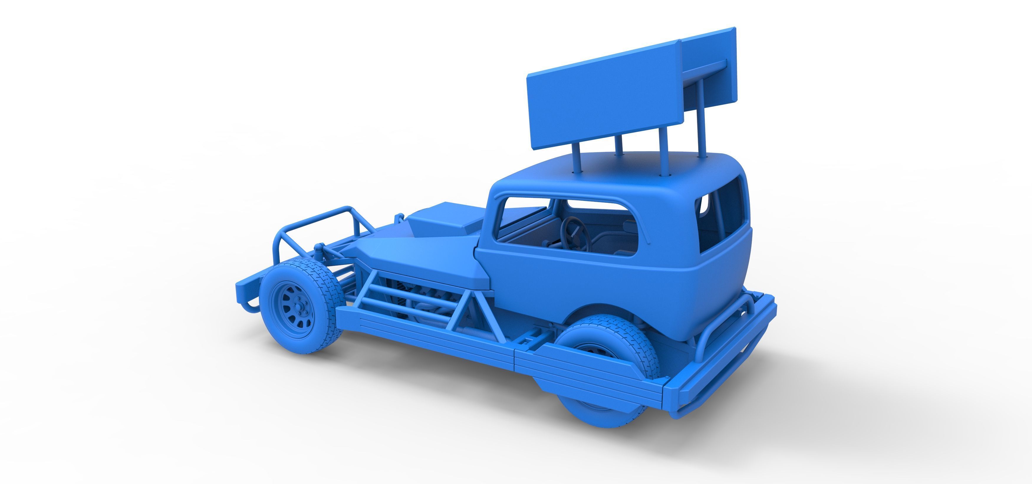 New Zealand Superstock car Scale 1 to 25 3D print model_39
