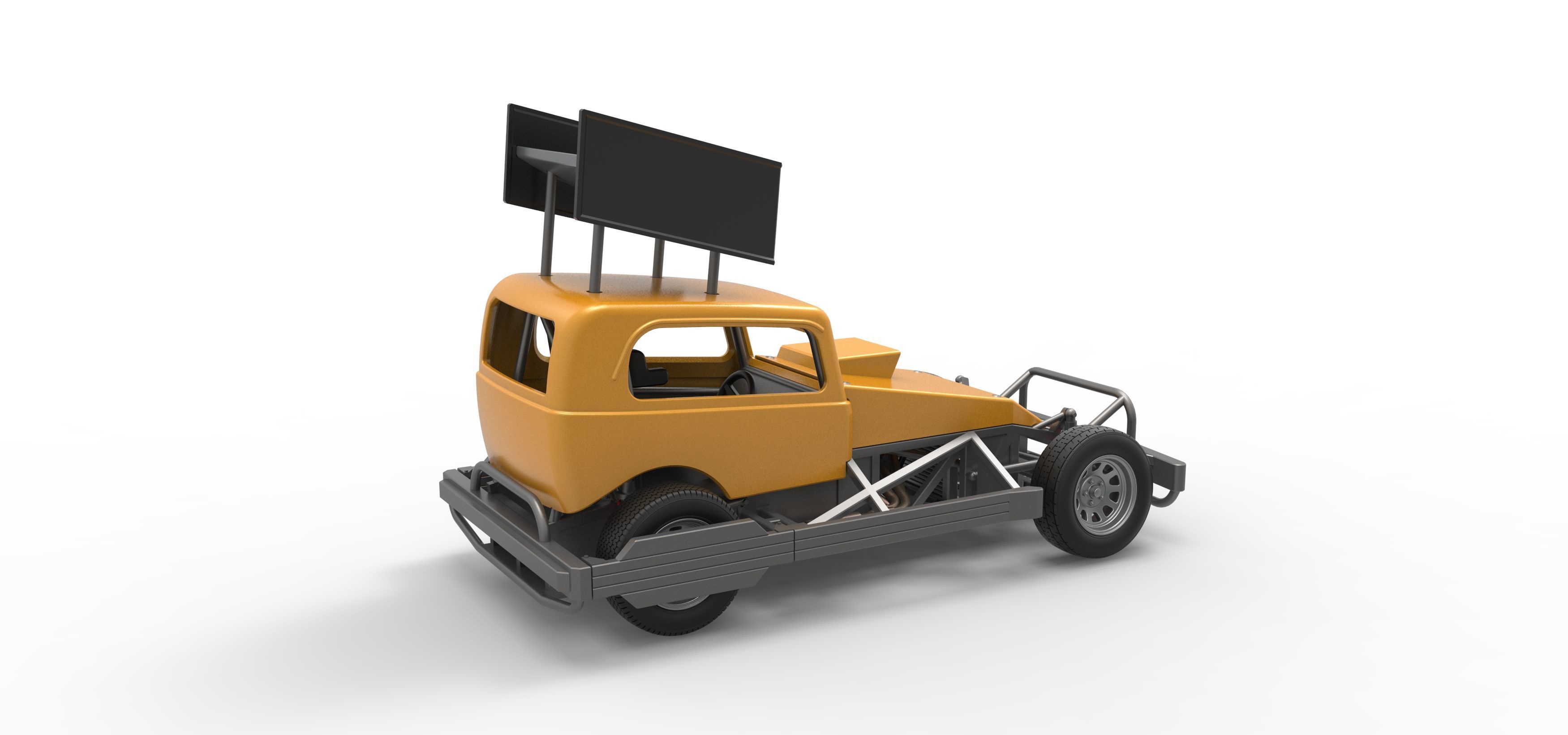 New Zealand Superstock car Scale 1 to 25 3D print model_20