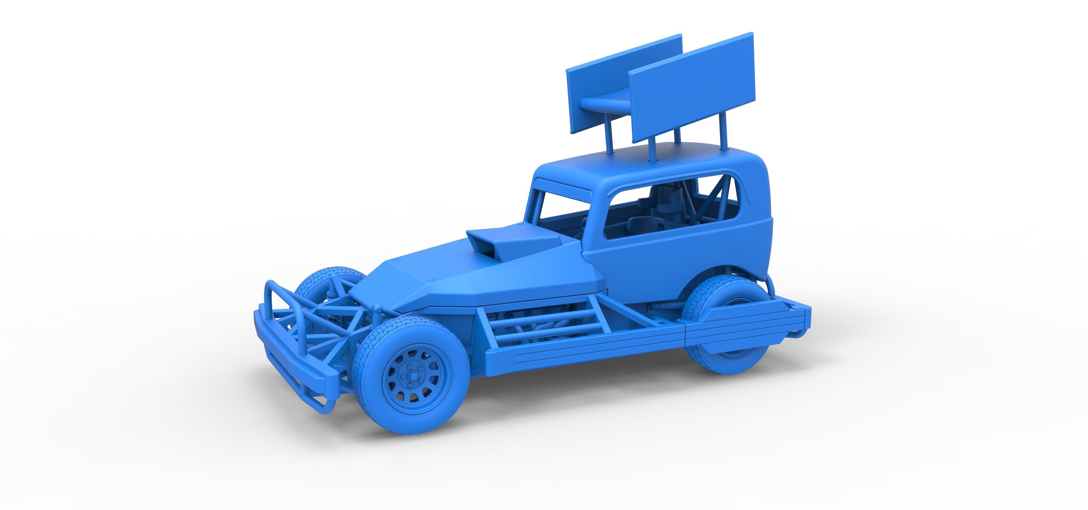 New Zealand Superstock car Scale 1 to 25 3D print model_28