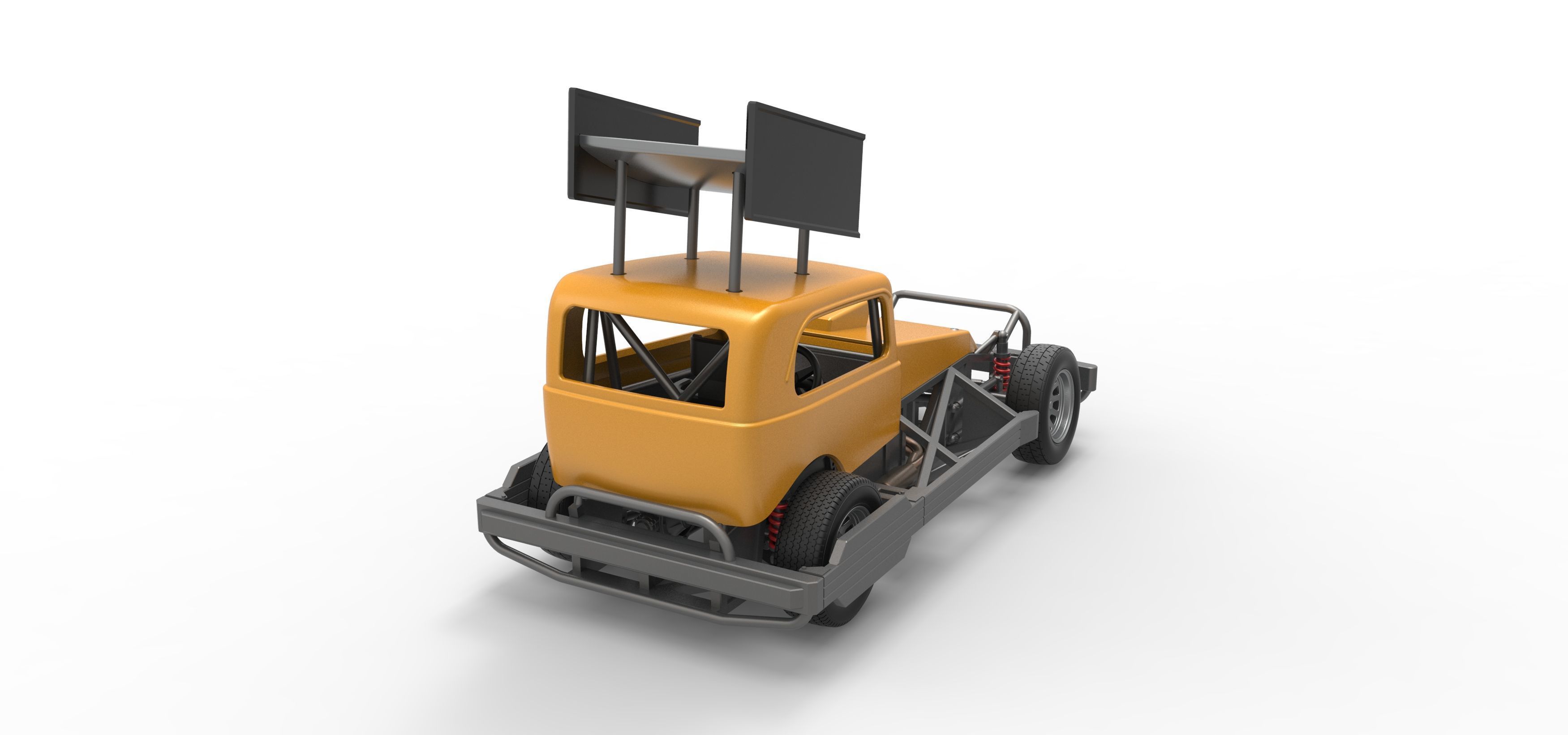 New Zealand Superstock car Scale 1 to 25 3D print model_18