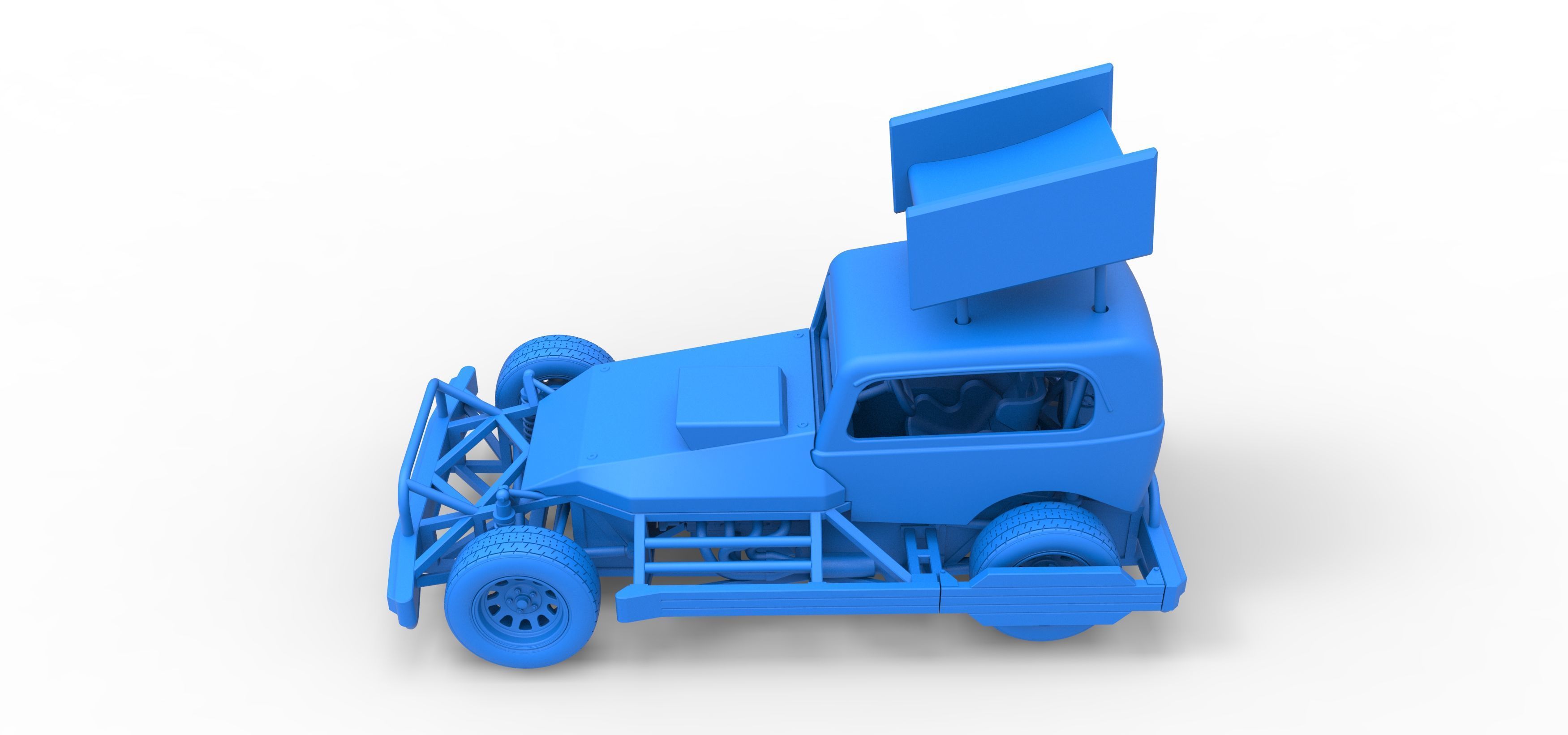 New Zealand Superstock car Scale 1 to 25 3D print model_37