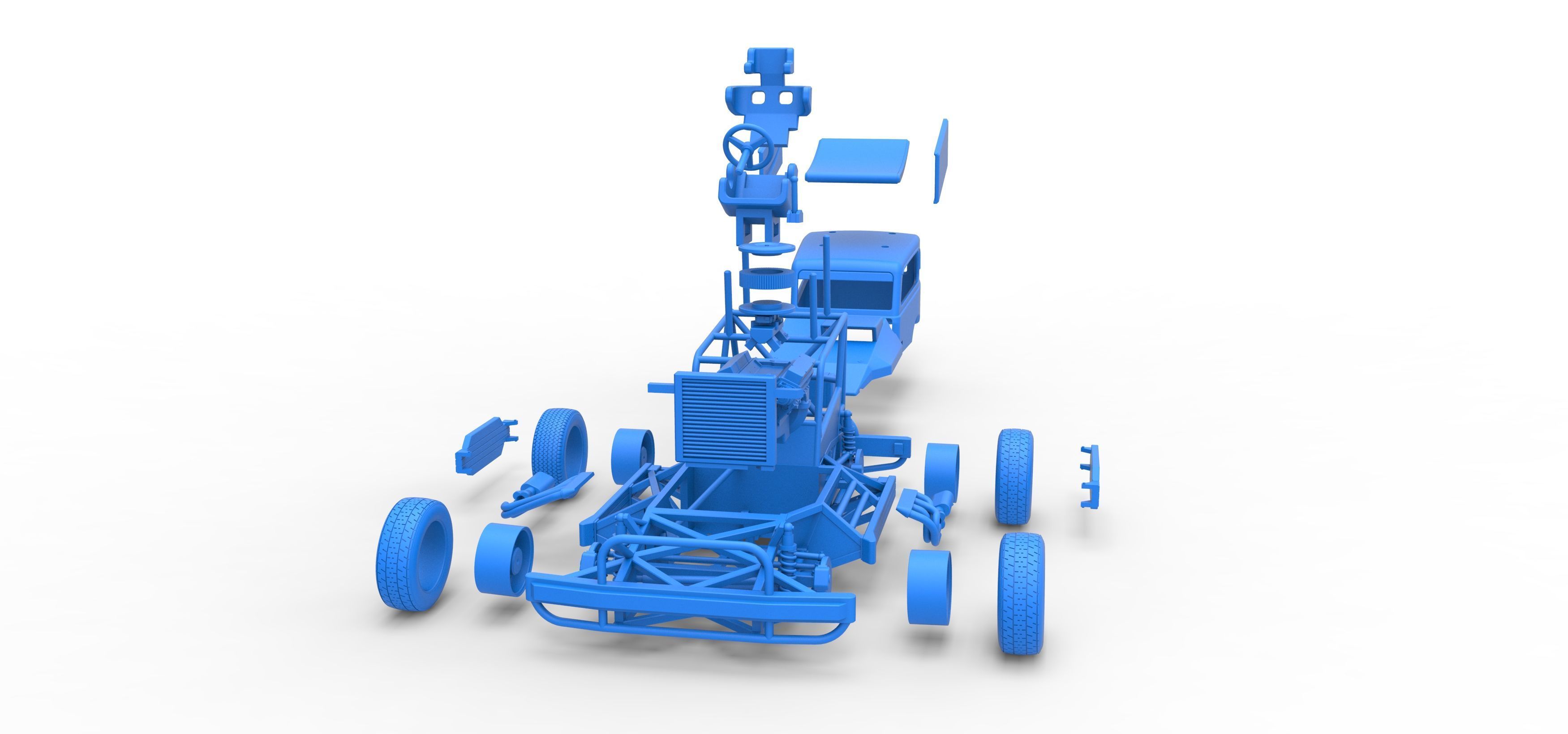 New Zealand Superstock car Scale 1 to 25 3D print model_58