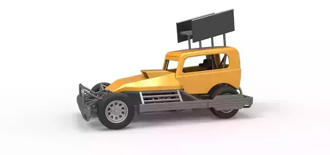 New Zealand Superstock car Scale 1 to 25 3D print model