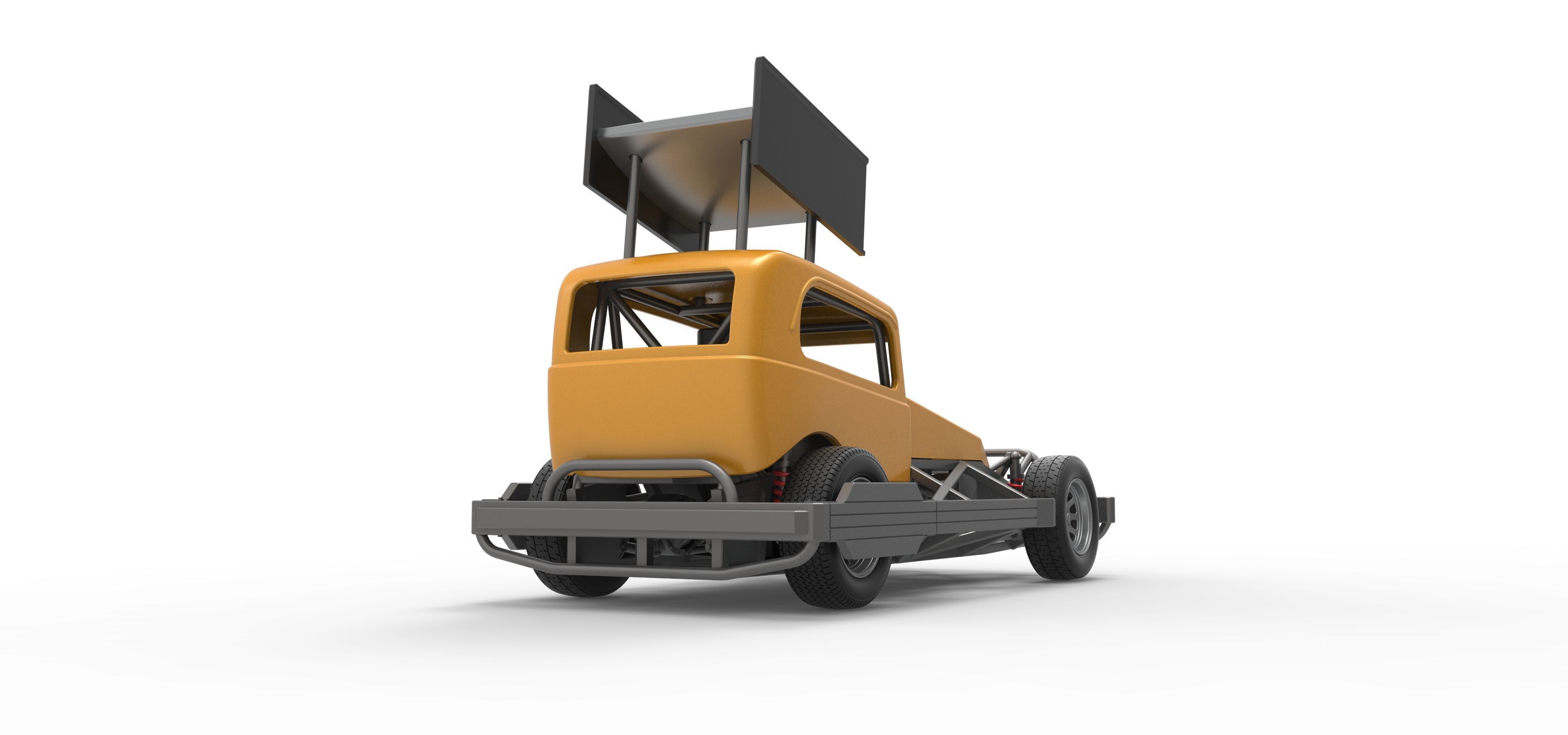 New Zealand Superstock car Scale 1 to 25 3D print model_19