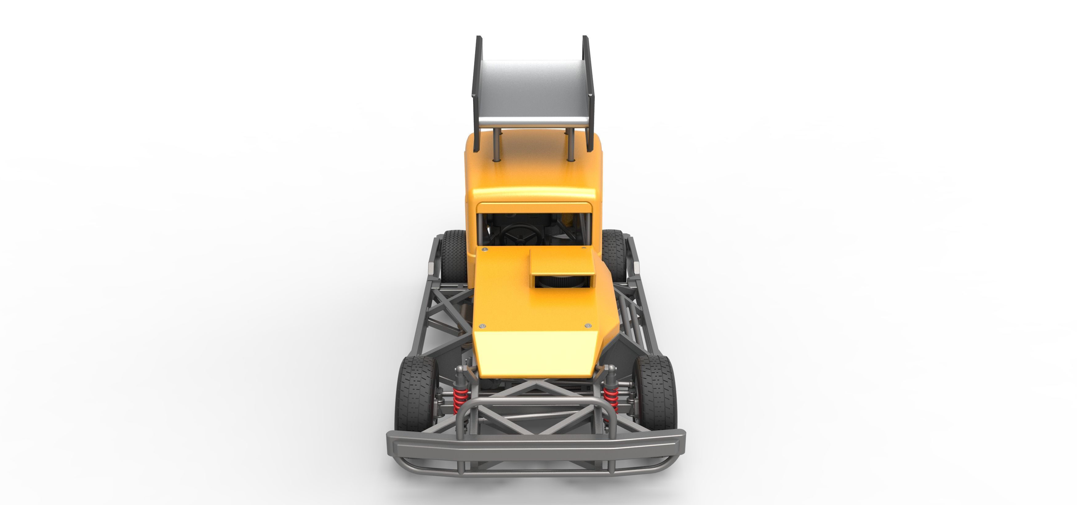 New Zealand Superstock car Scale 1 to 25 3D print model_8